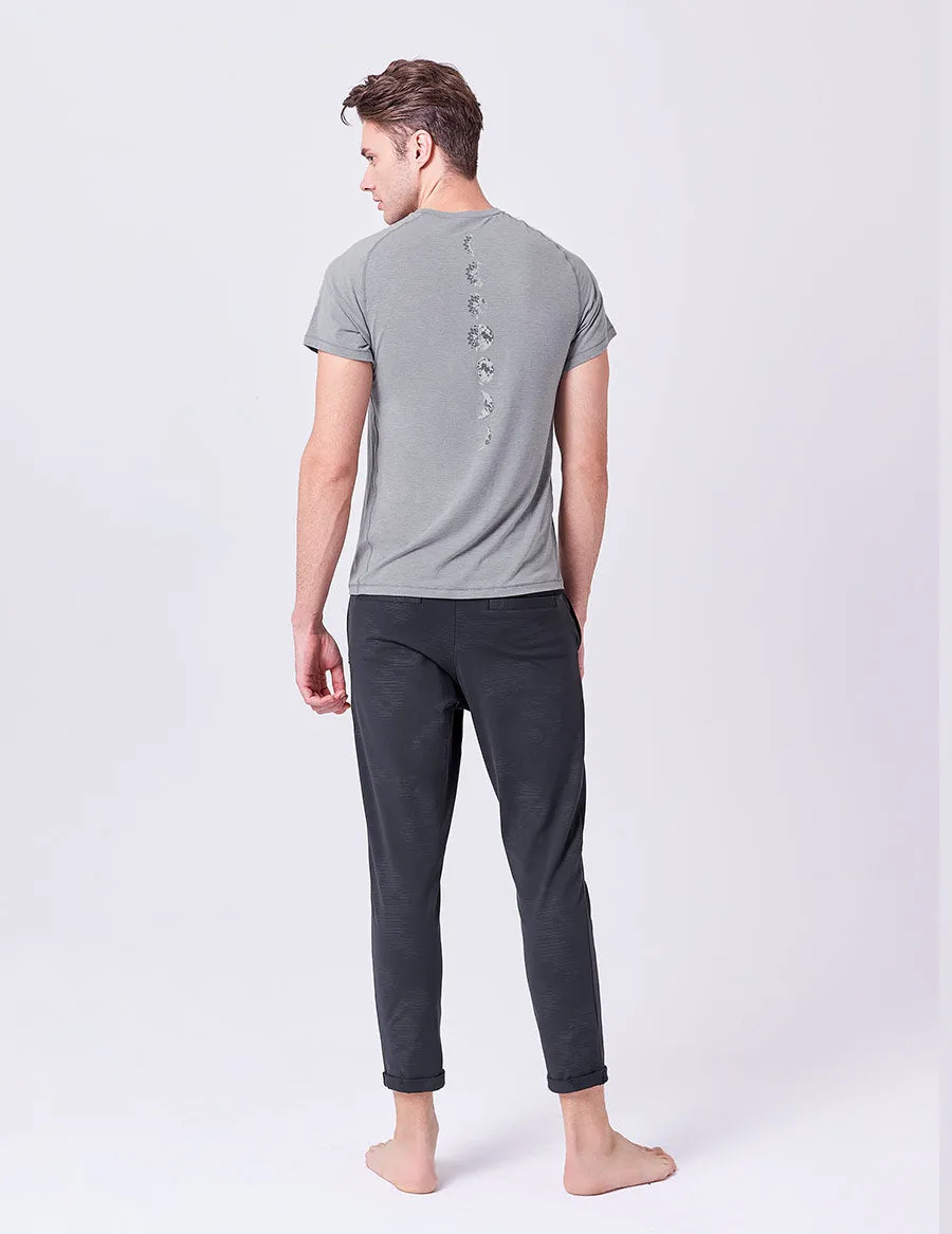 easyoga LA-VEDA Multipro Men's Lunisolar Tee - M7  M-Gray