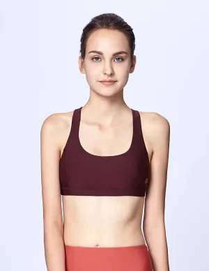 easyoga Lespiro Apt Bra - R24 Dark Red