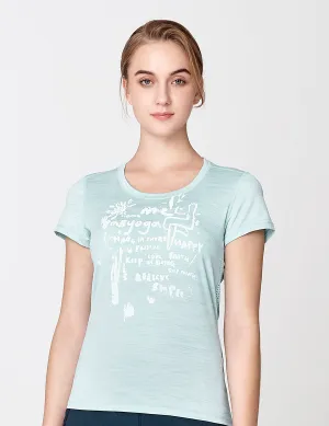 easyoga LESPIRO Go Sport Tee - M17 M-White Blue
