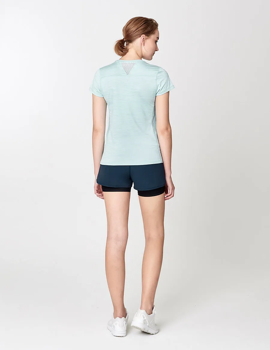 easyoga LESPIRO Go Sport Tee - M17 M-White Blue