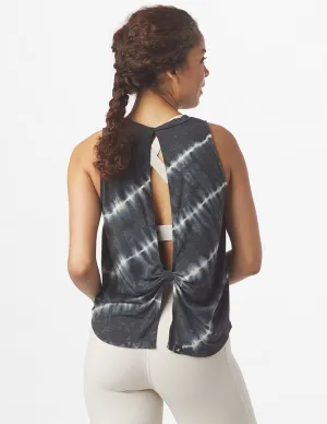 Electric Tank: Linear Tie-Dye