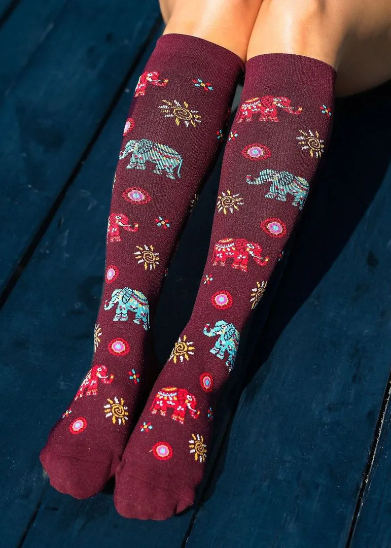 Elephant Compression Socks