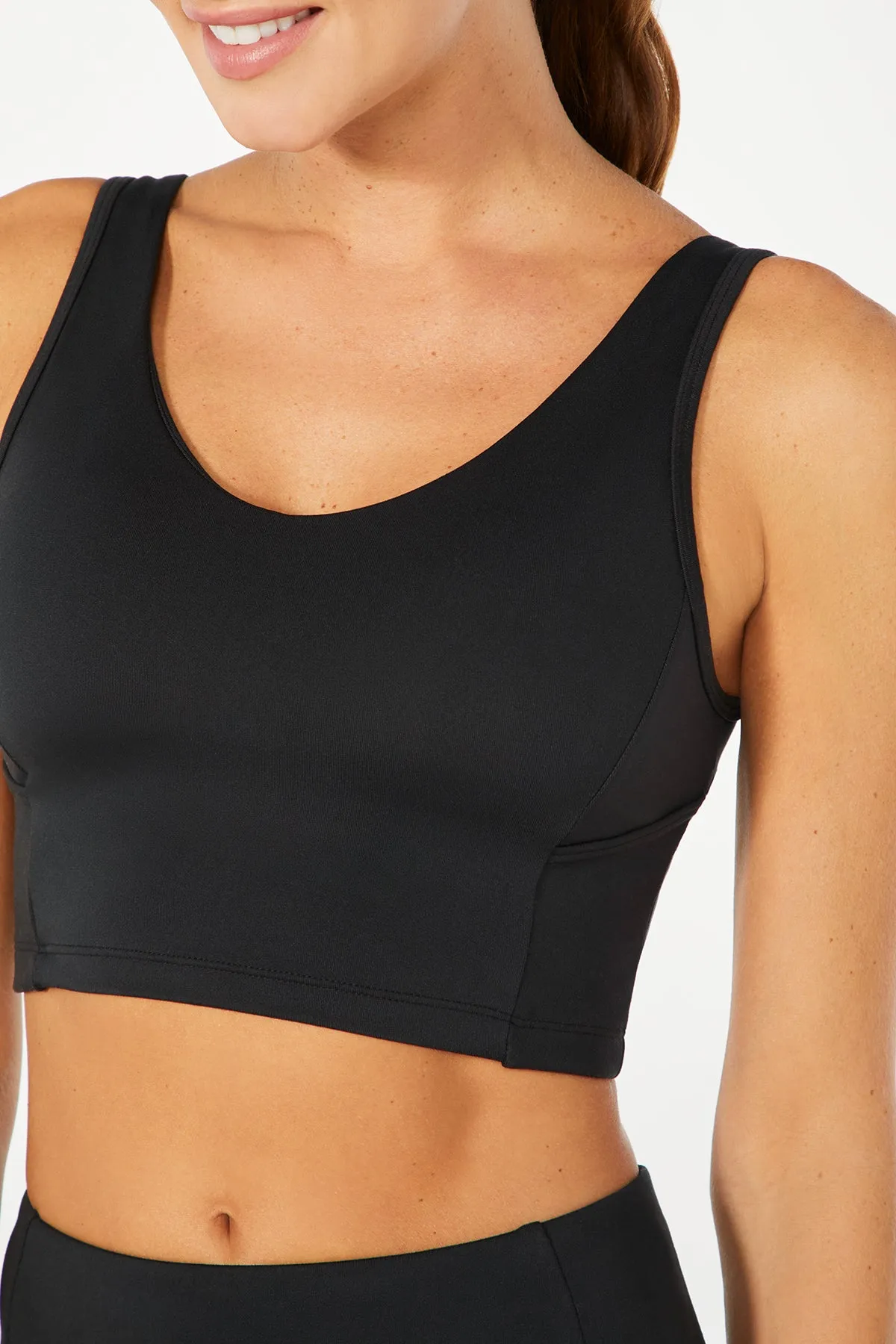 Ellen Long Bra (Black)