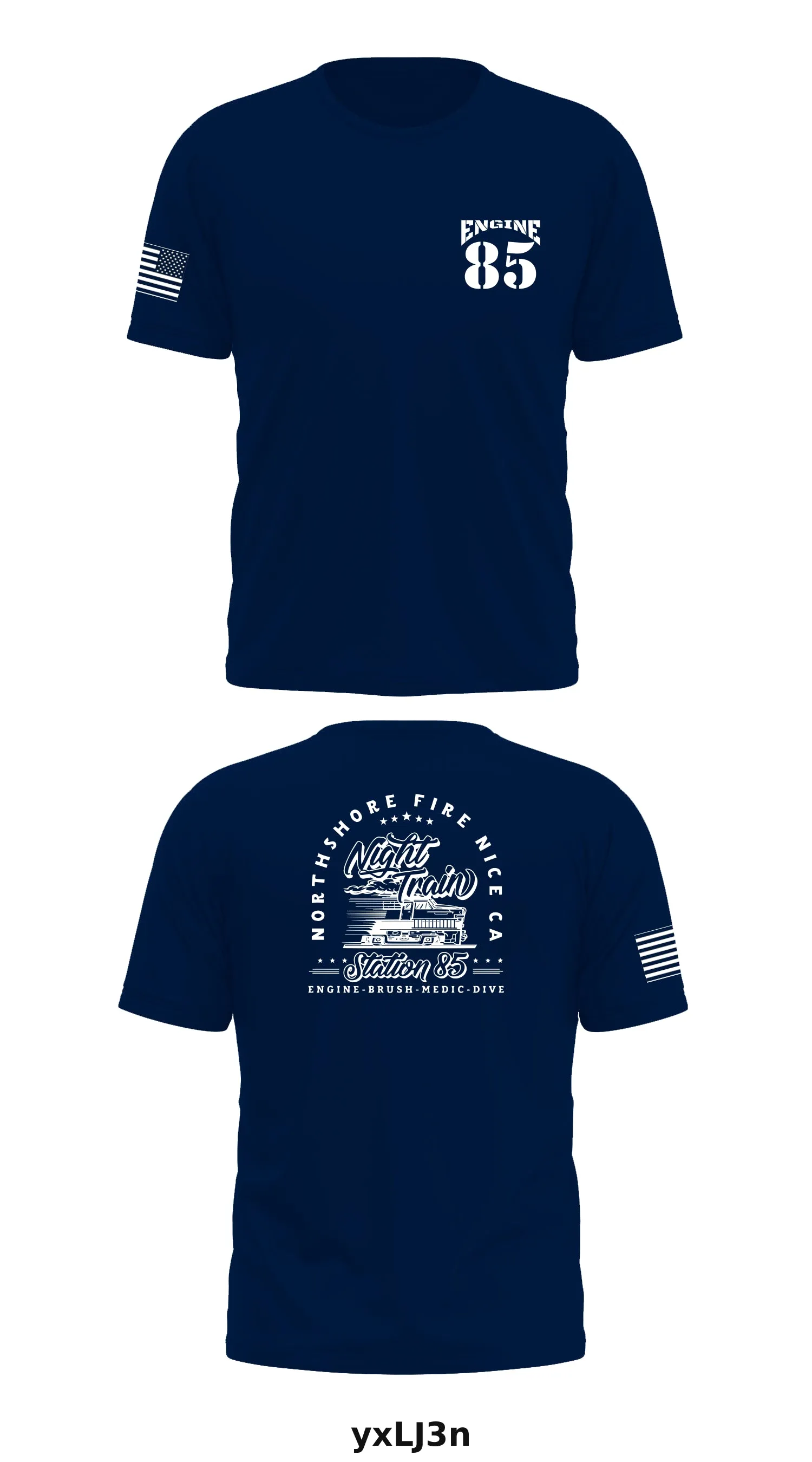 Engine 85 Store 1 Core Men's SS Performance Tee - yxLJ3n
