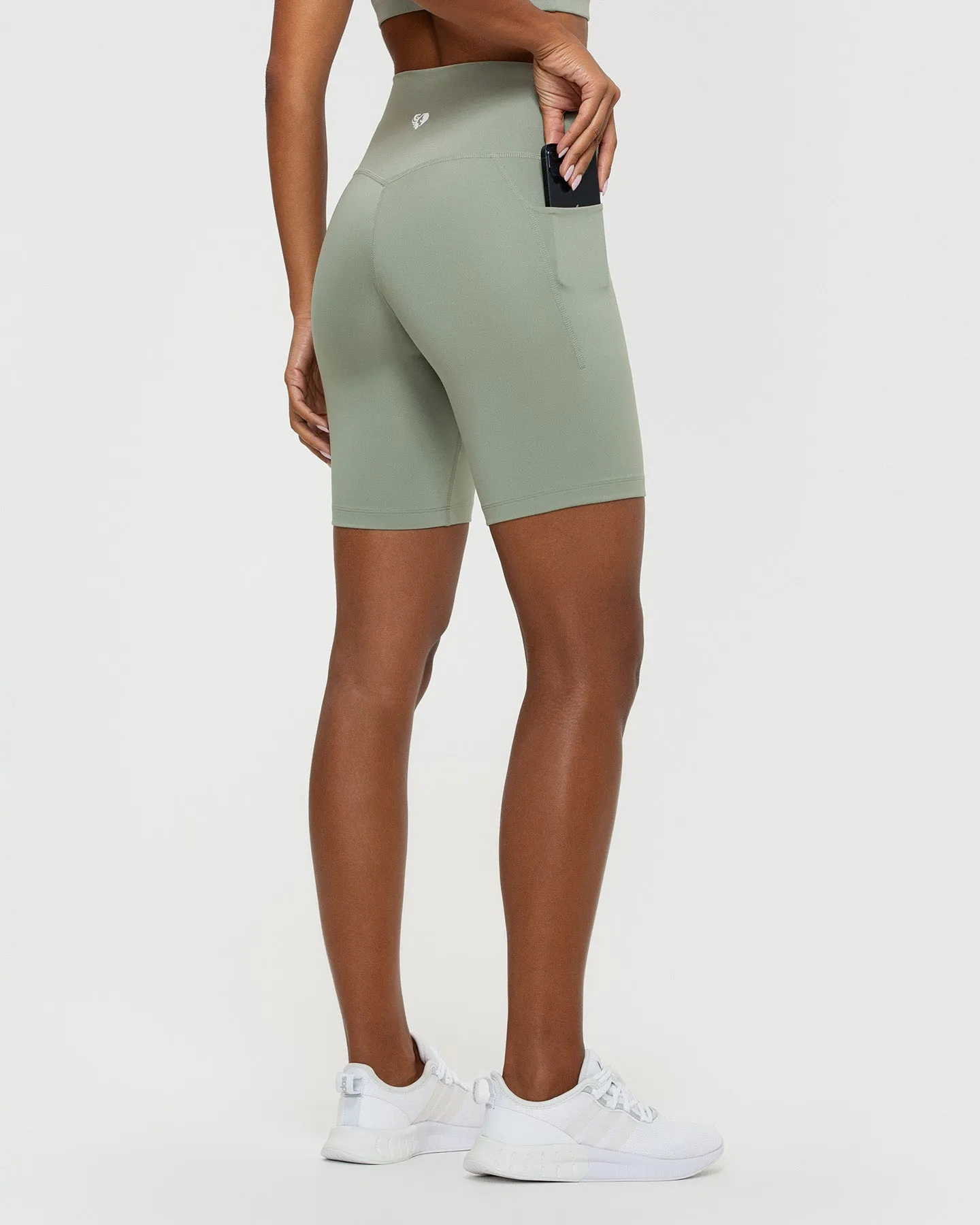 Essential Cycling Shorts with Pockets | Olive
