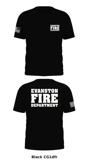 Evanston Fire Dept.  Store 1 Core Men's SS Performance Tee - CG1dfr