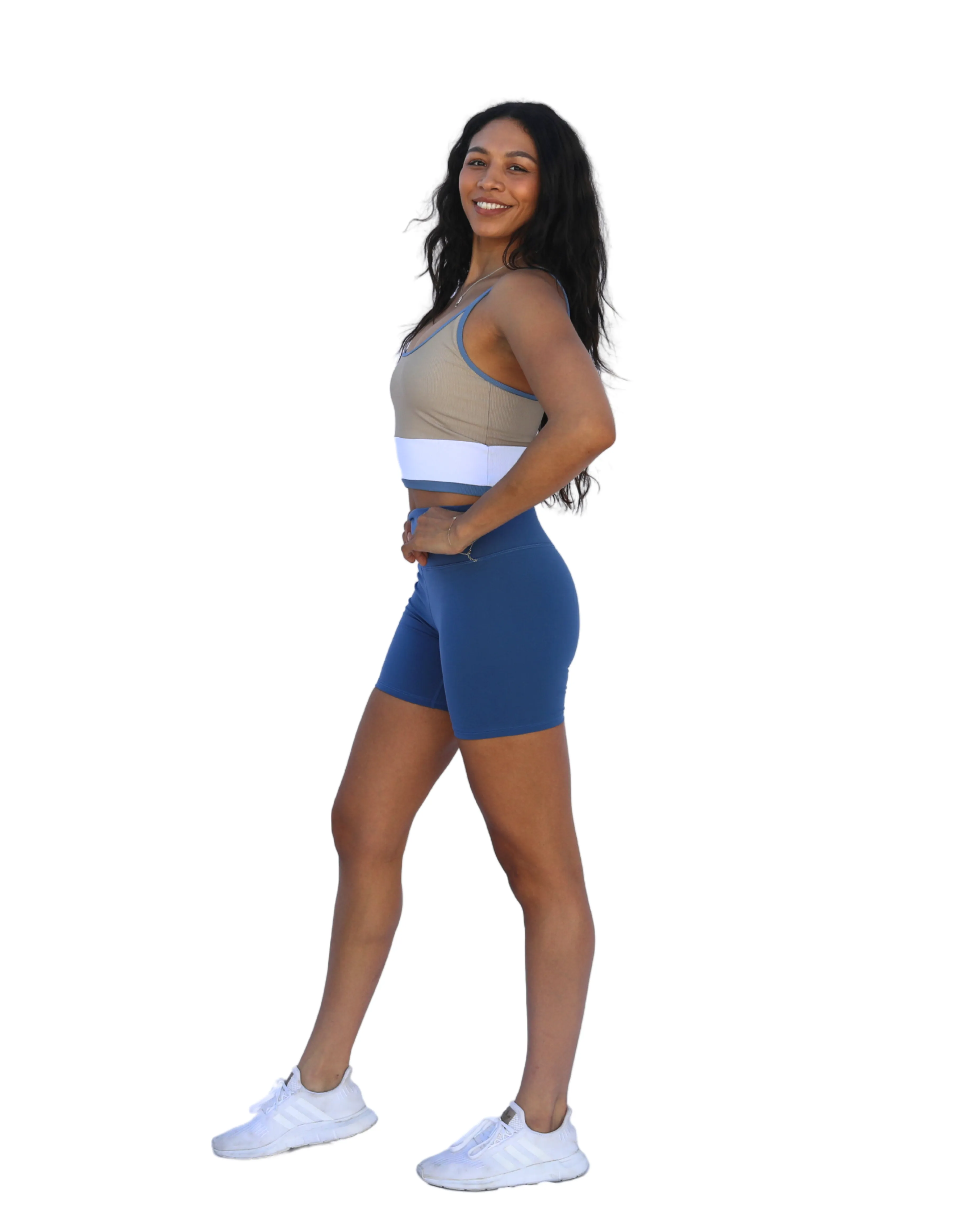 Everyday Bike Short - Dusty Blue