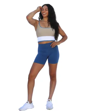 Everyday Bike Short - Dusty Blue