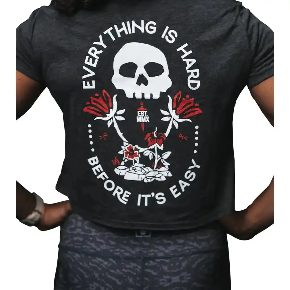 Everything Is Hard Before - Crop Top