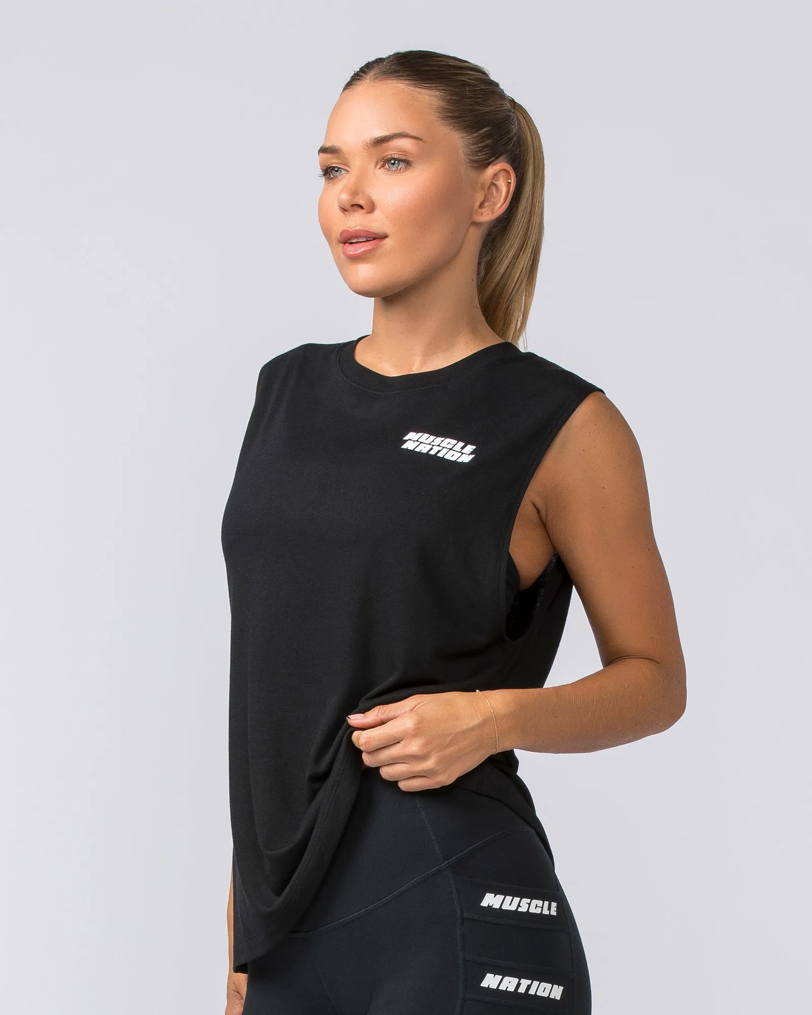 Faster Drop Arm Tank - Black