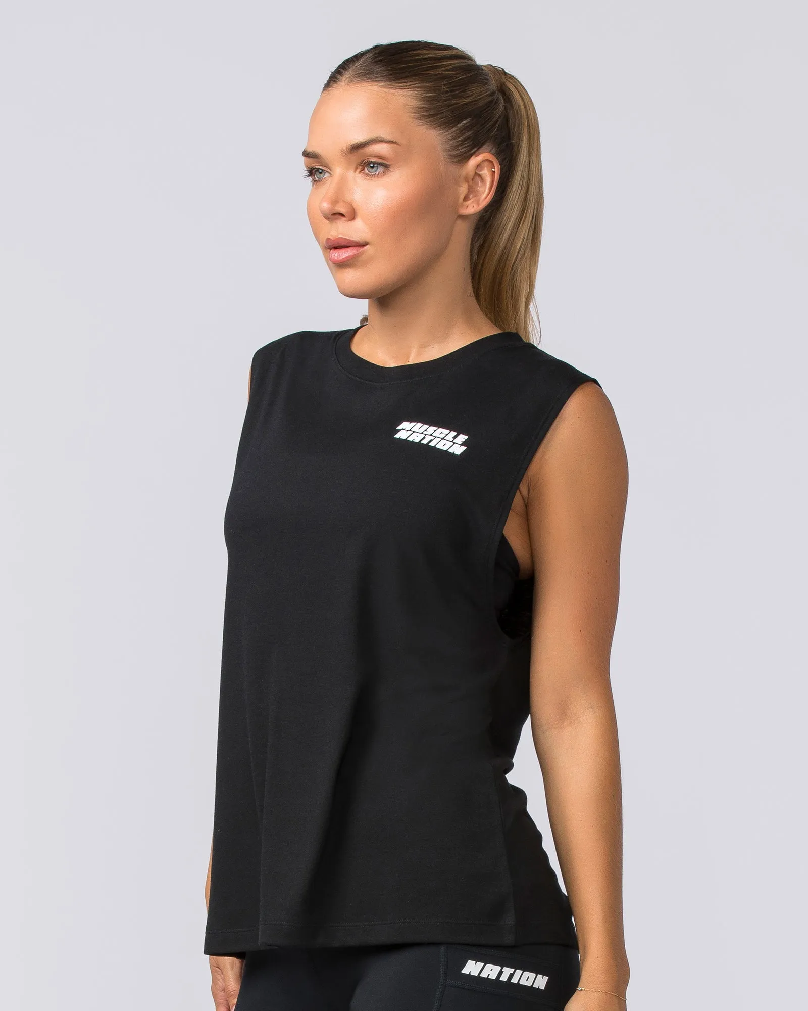 Faster Drop Arm Tank - Black