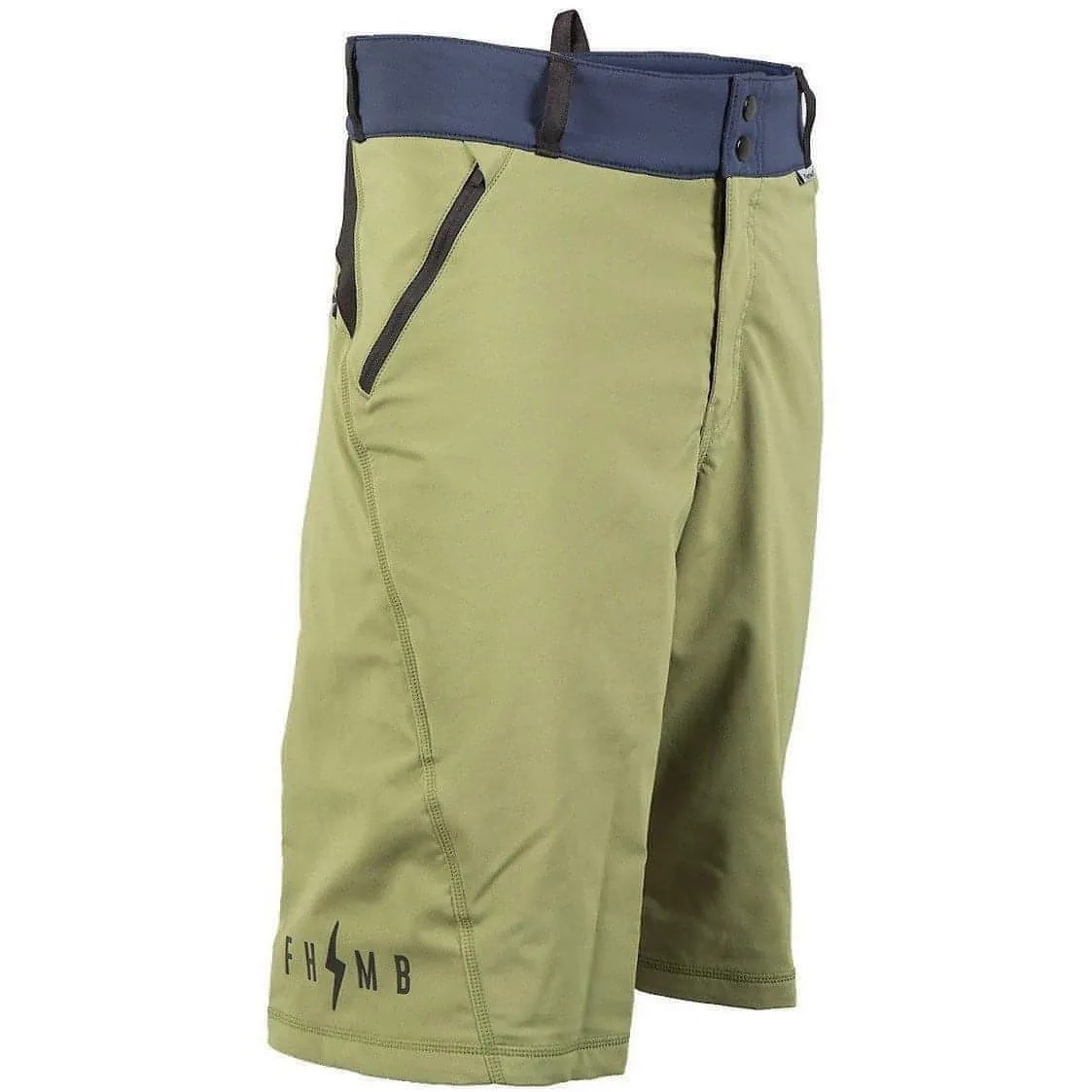 Fasthouse Crossline MTB Mens Baggy Cycling Shorts - Olive