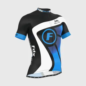 Fdx Signature Blue Men's & Boy's Short Sleeve Summer Cycling Jersey