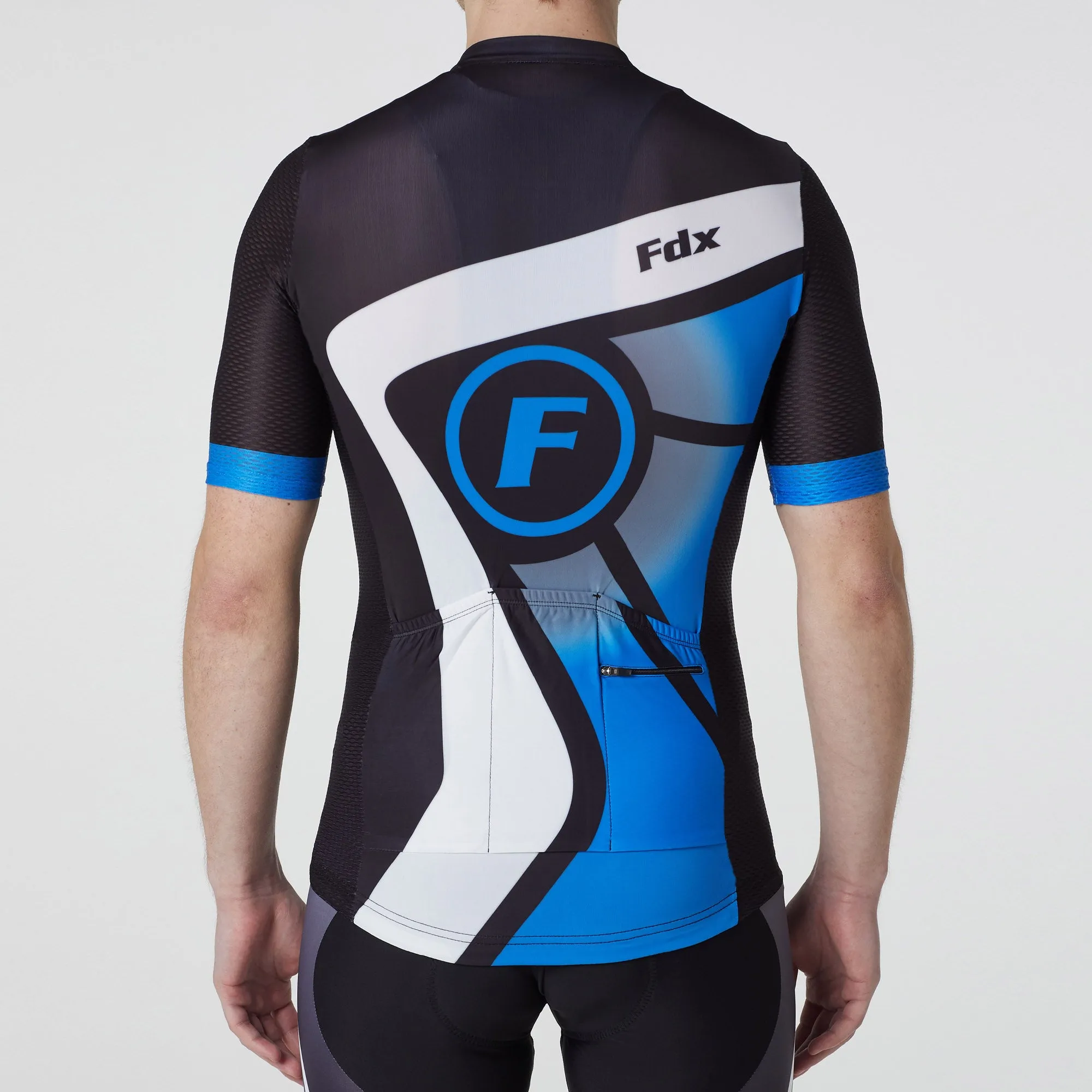 Fdx Signature Blue Men's & Boy's Short Sleeve Summer Cycling Jersey