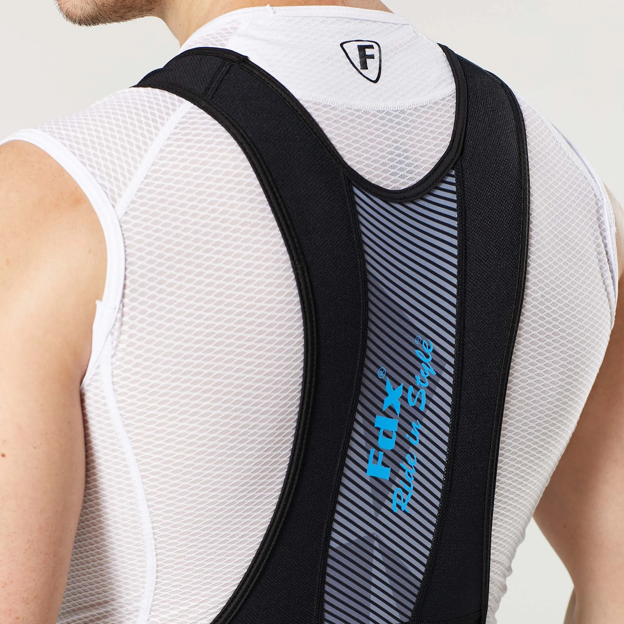 Fdx Splinter Blue Men's & Boy's Summer Cycling Bib Shorts