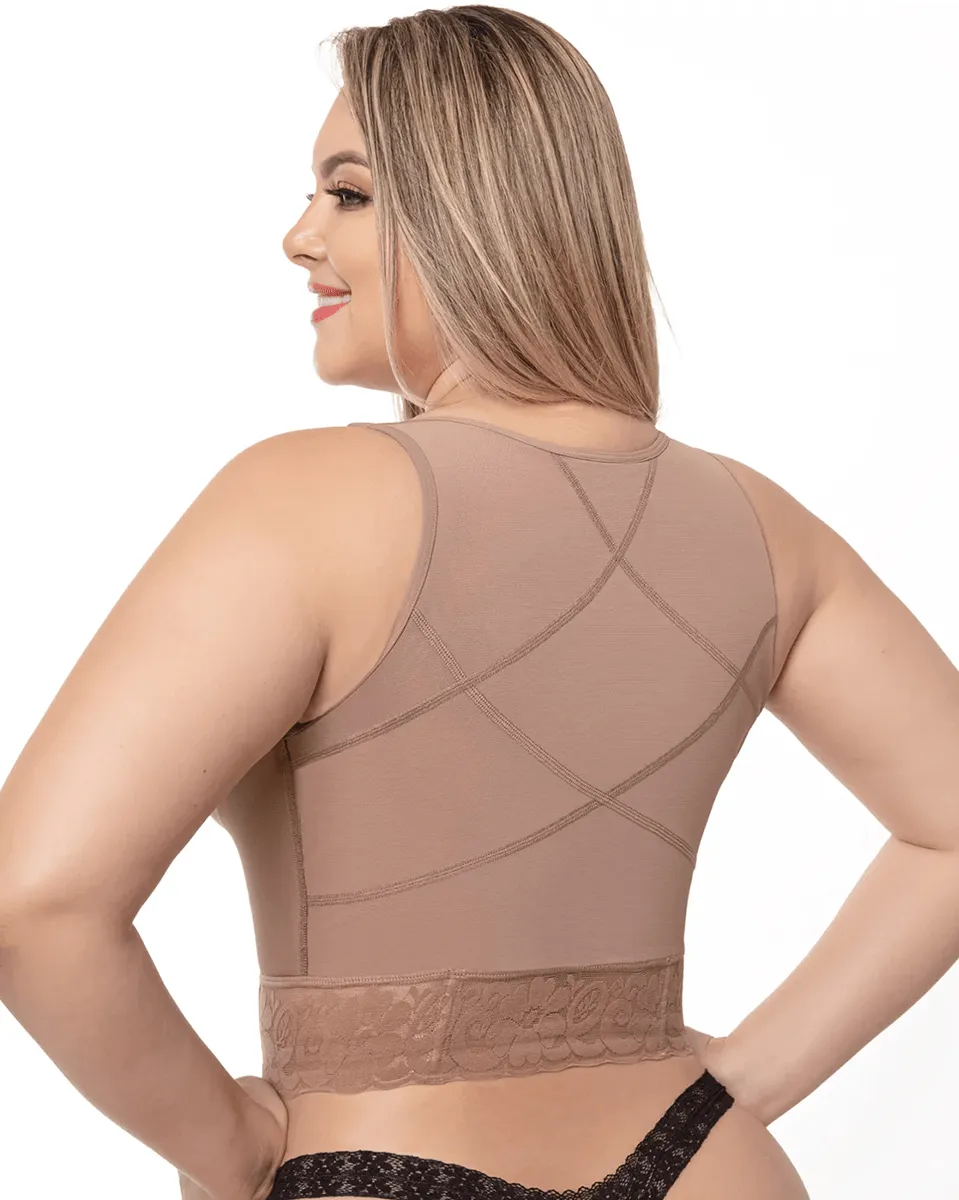 Final Sale Clearance Fajas Uplady Post Op High Compression Waist Length Posture Corrector Bra