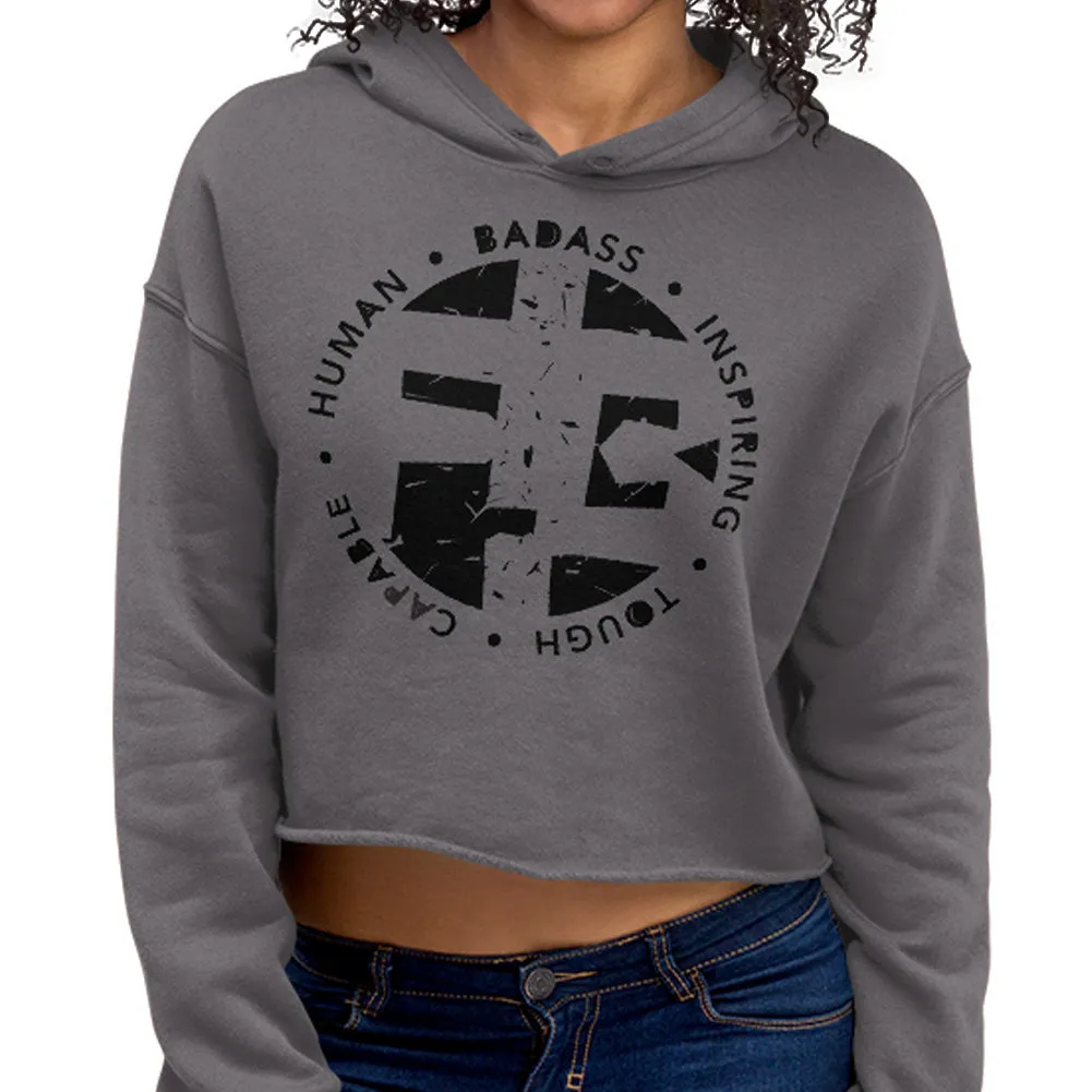 Fit Bitch - Crop - Hoodie - Badass