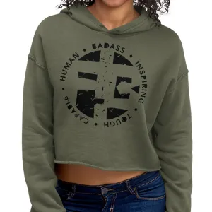 Fit Bitch - Crop - Hoodie - Badass