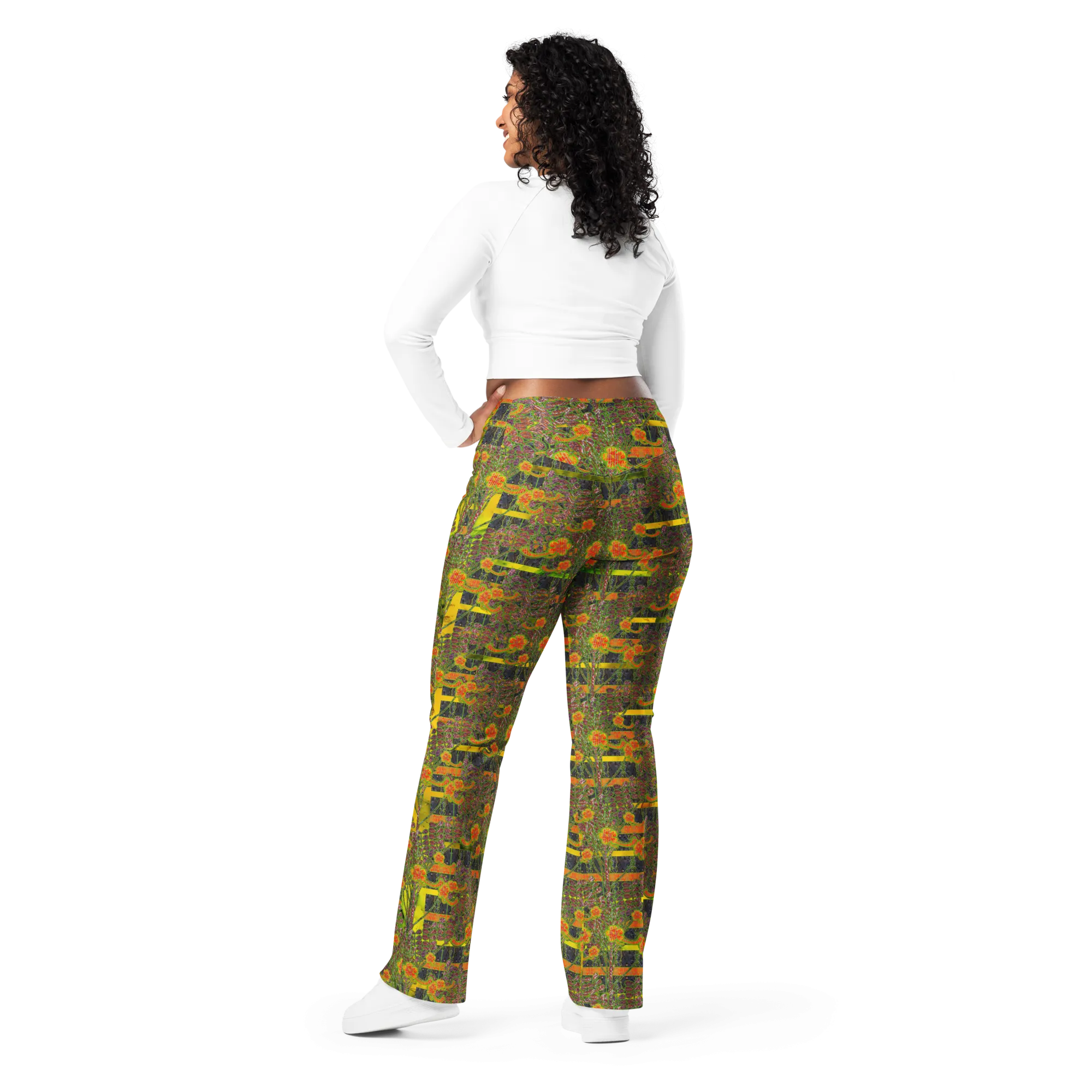Flare Leggings (Her/Muliebris)(Tree Link WindSong Flower) RJSTH@Fabric#1 RJSTHW2024 RJS