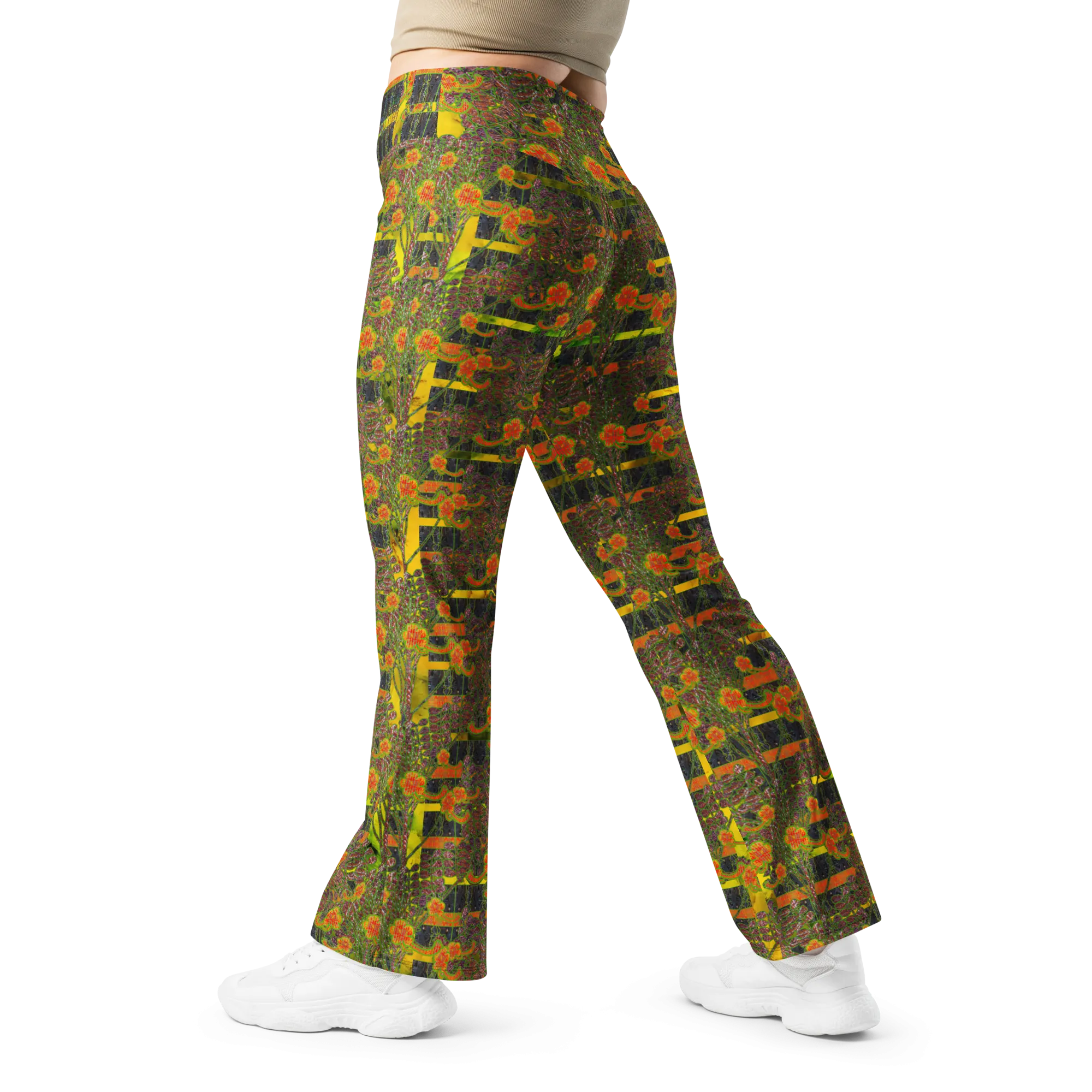 Flare Leggings (Her/Muliebris)(Tree Link WindSong Flower) RJSTH@Fabric#1 RJSTHW2024 RJS