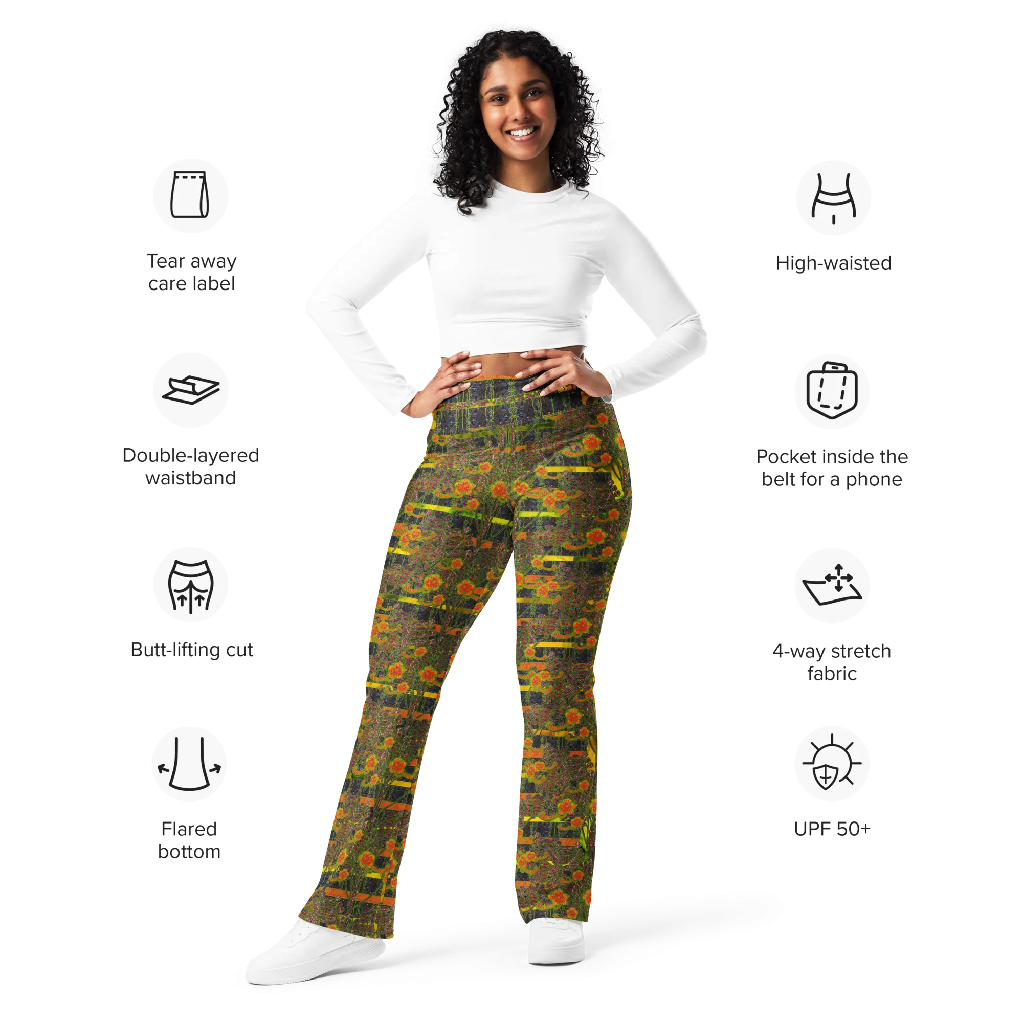 Flare Leggings (Her/Muliebris)(Tree Link WindSong Flower) RJSTH@Fabric#1 RJSTHW2024 RJS