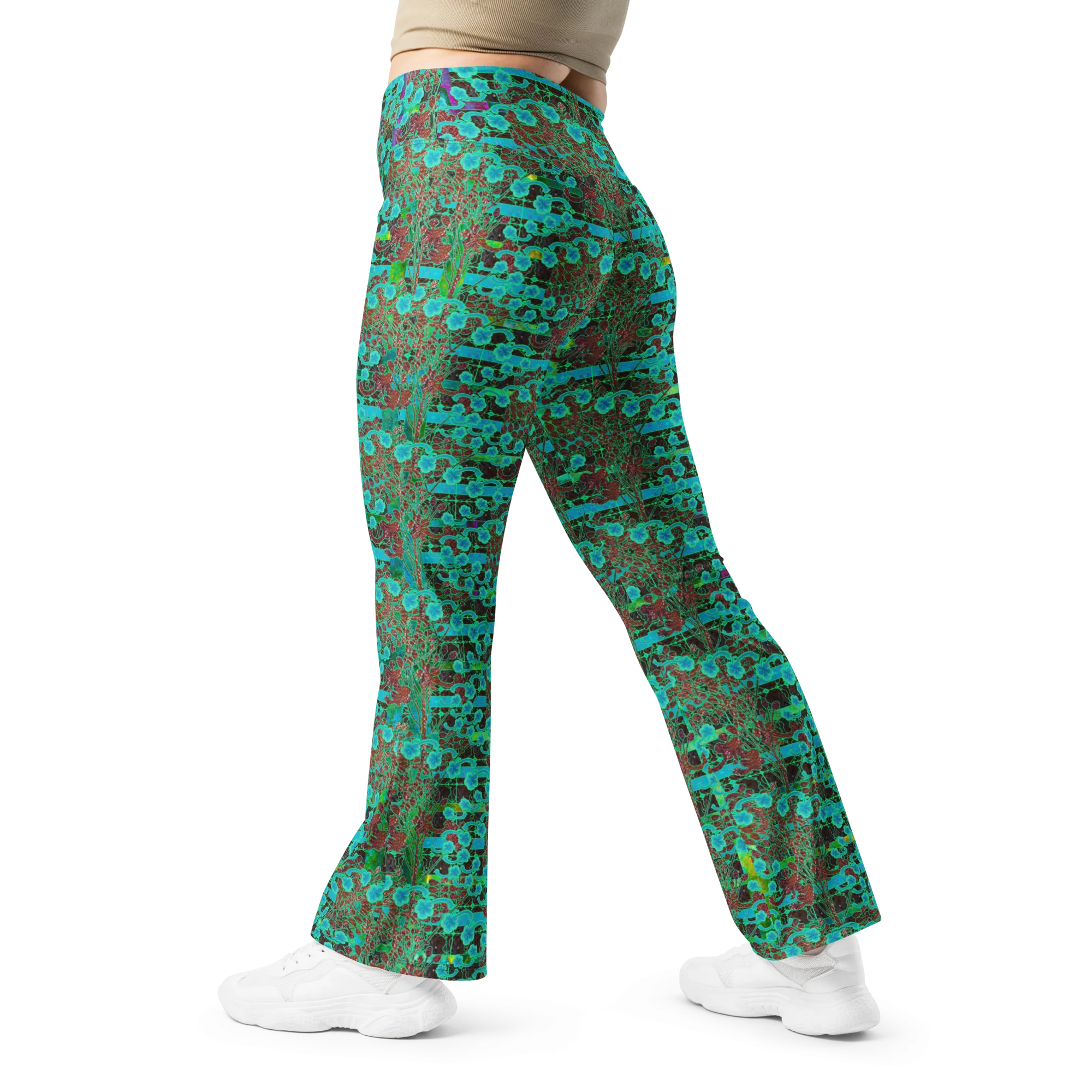 Flare Leggings (Her/Muliebris)(Tree Link WindSong Flower) RJSTH@Fabric#10 RJSTHW2024 RJS