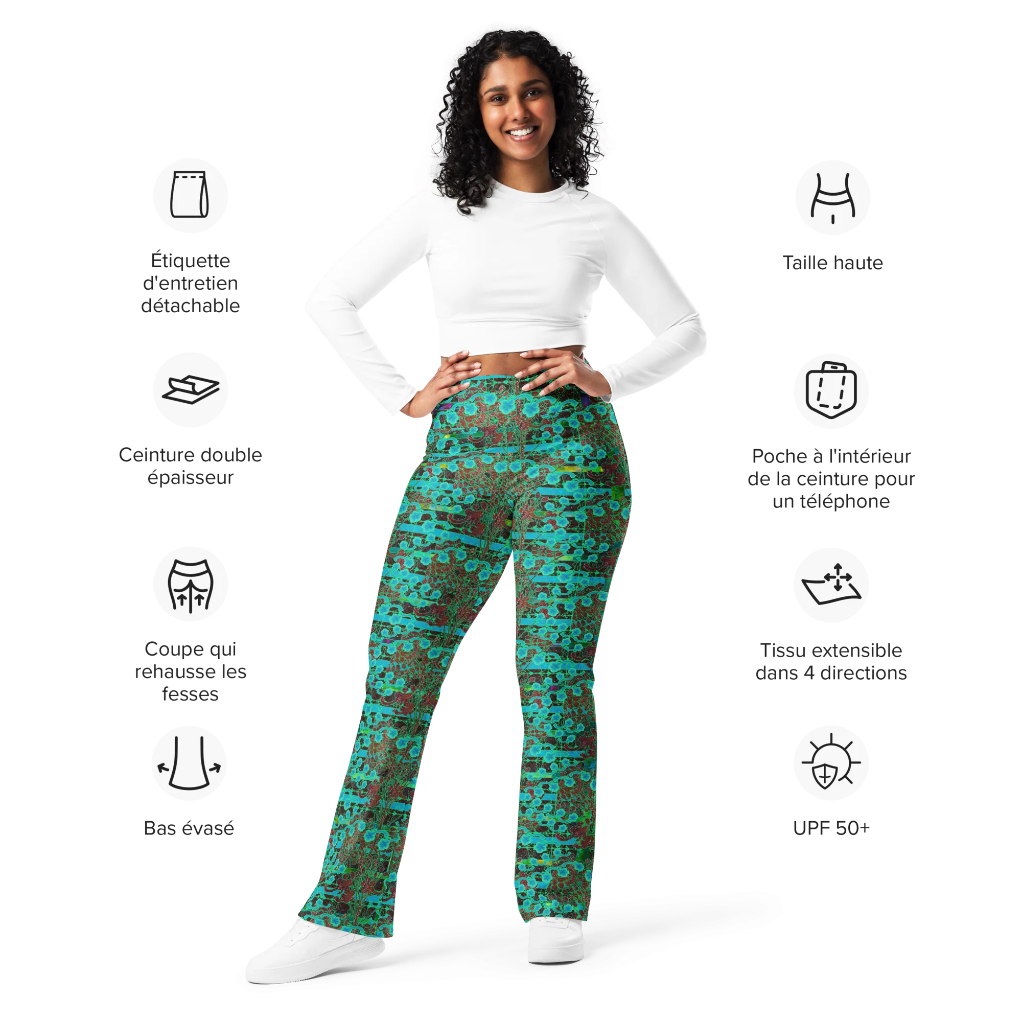 Flare Leggings (Her/Muliebris)(Tree Link WindSong Flower) RJSTH@Fabric#10 RJSTHW2024 RJS