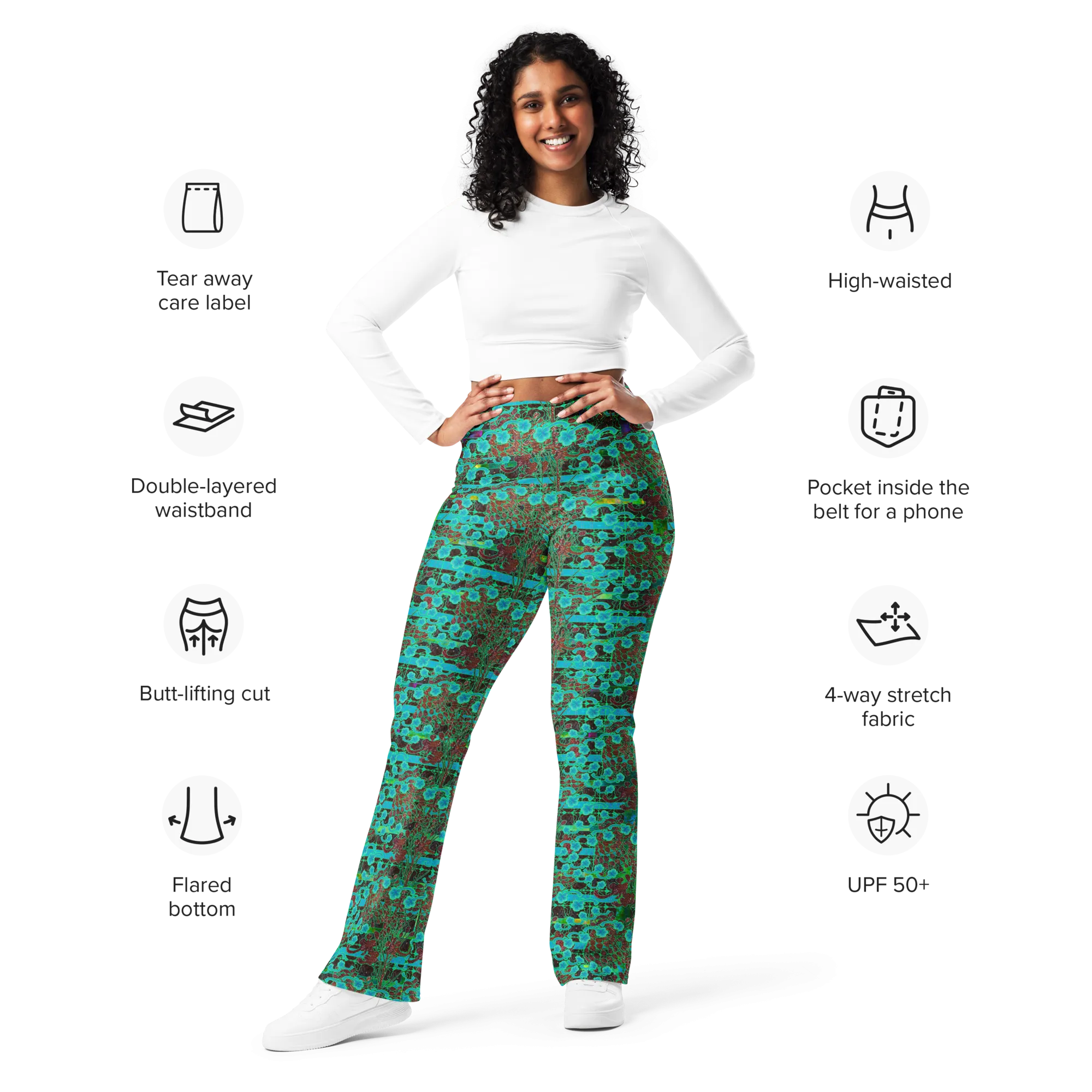 Flare Leggings (Her/Muliebris)(Tree Link WindSong Flower) RJSTH@Fabric#10 RJSTHW2024 RJS