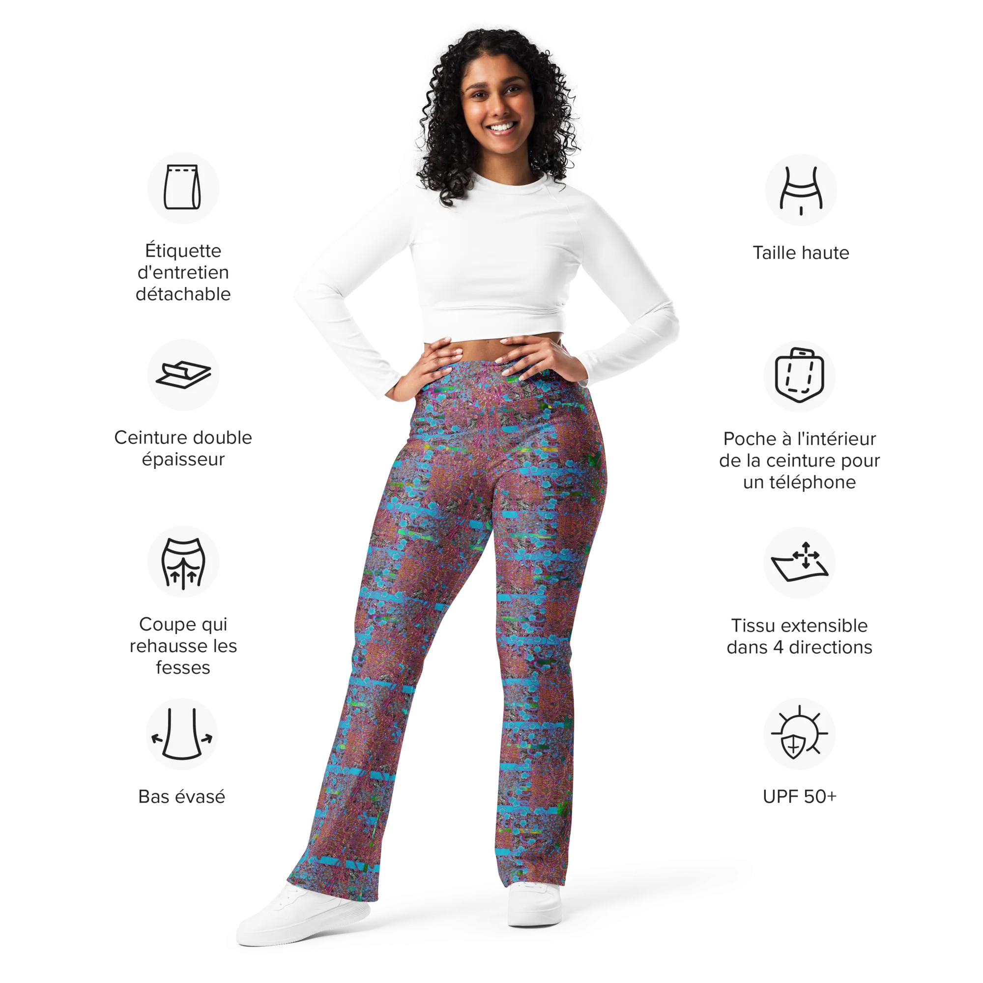 Flare Leggings (Her/Muliebris)(Tree Link WindSong Flower) RJSTH@Fabric#11 RJSTHW2024 RJS