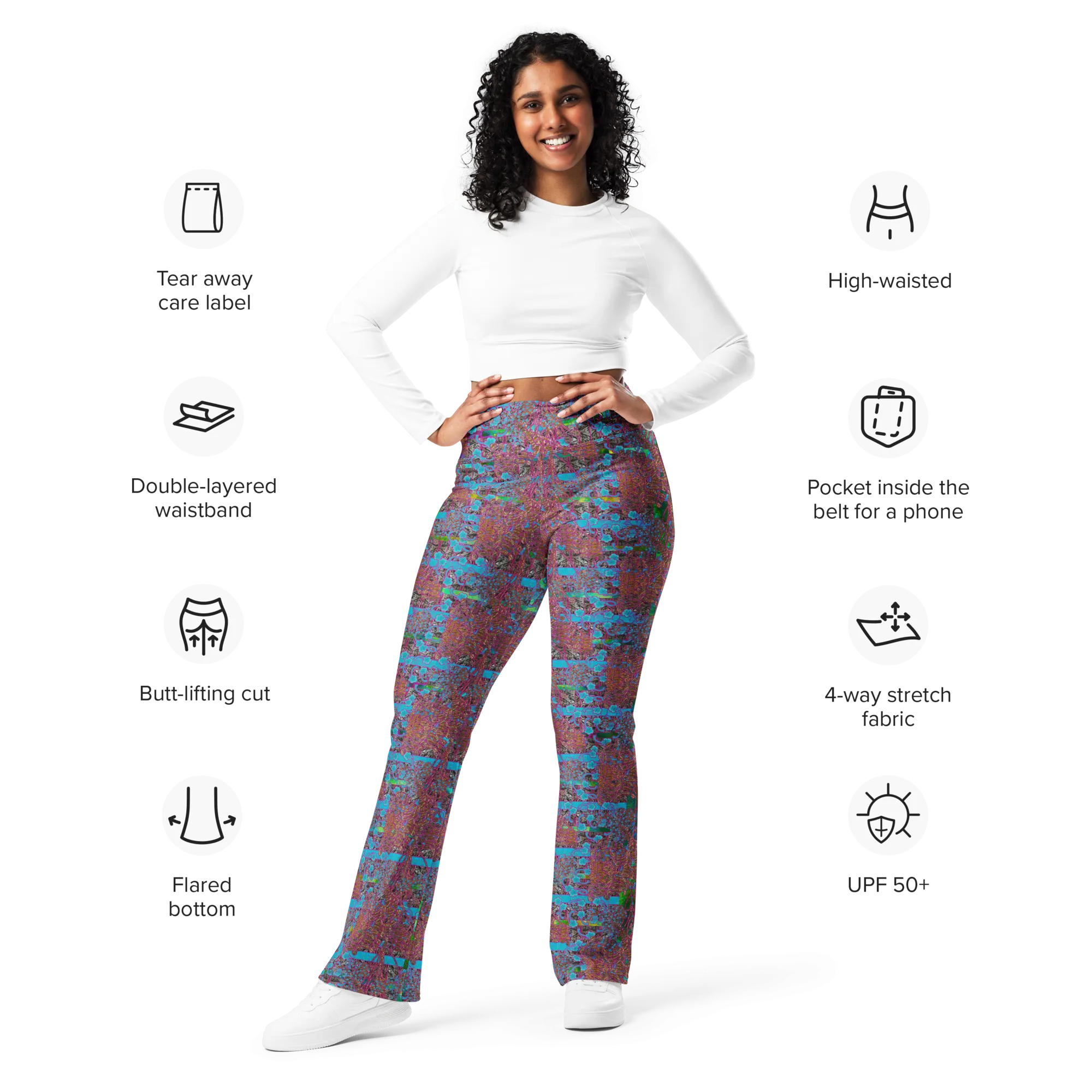 Flare Leggings (Her/Muliebris)(Tree Link WindSong Flower) RJSTH@Fabric#11 RJSTHW2024 RJS