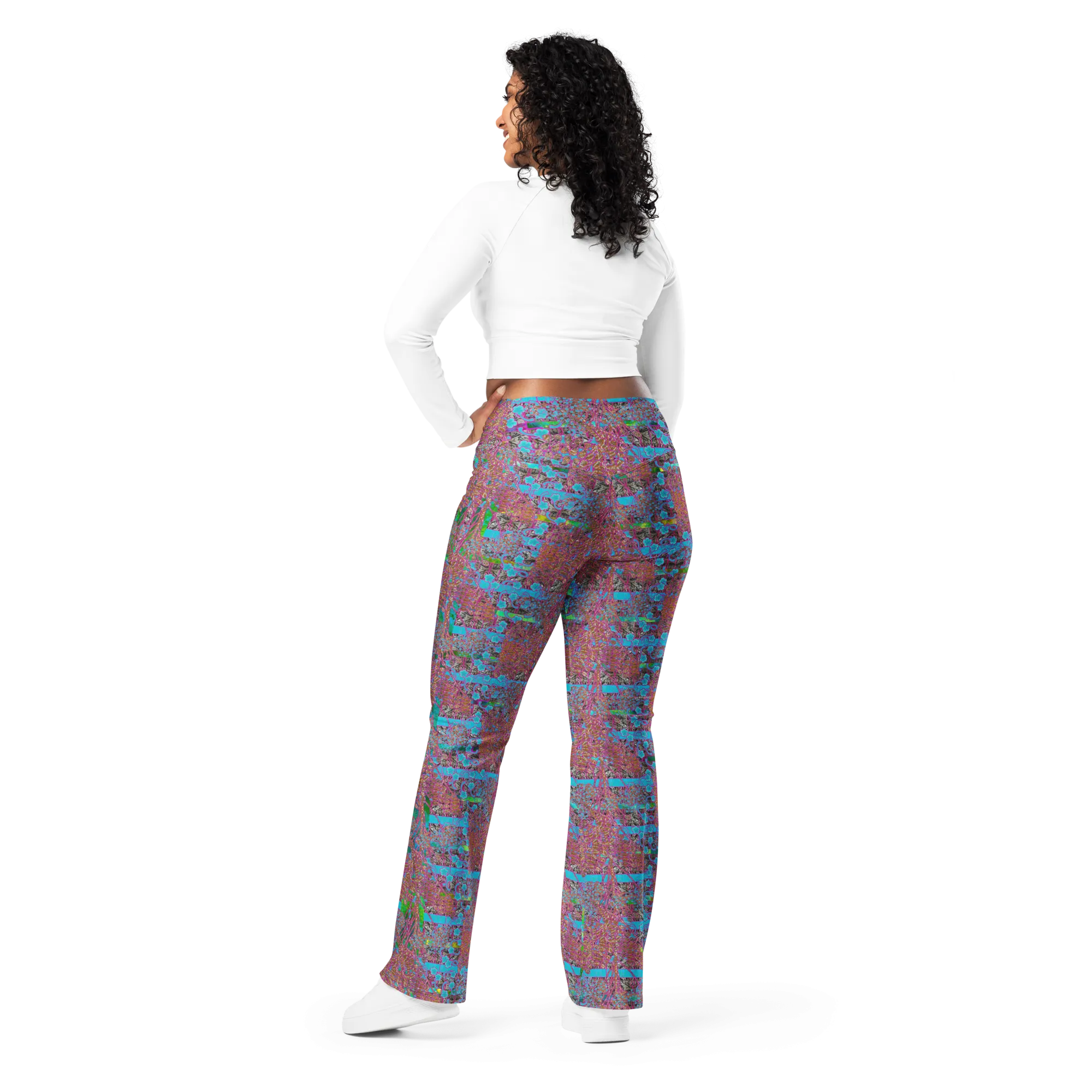 Flare Leggings (Her/Muliebris)(Tree Link WindSong Flower) RJSTH@Fabric#11 RJSTHW2024 RJS