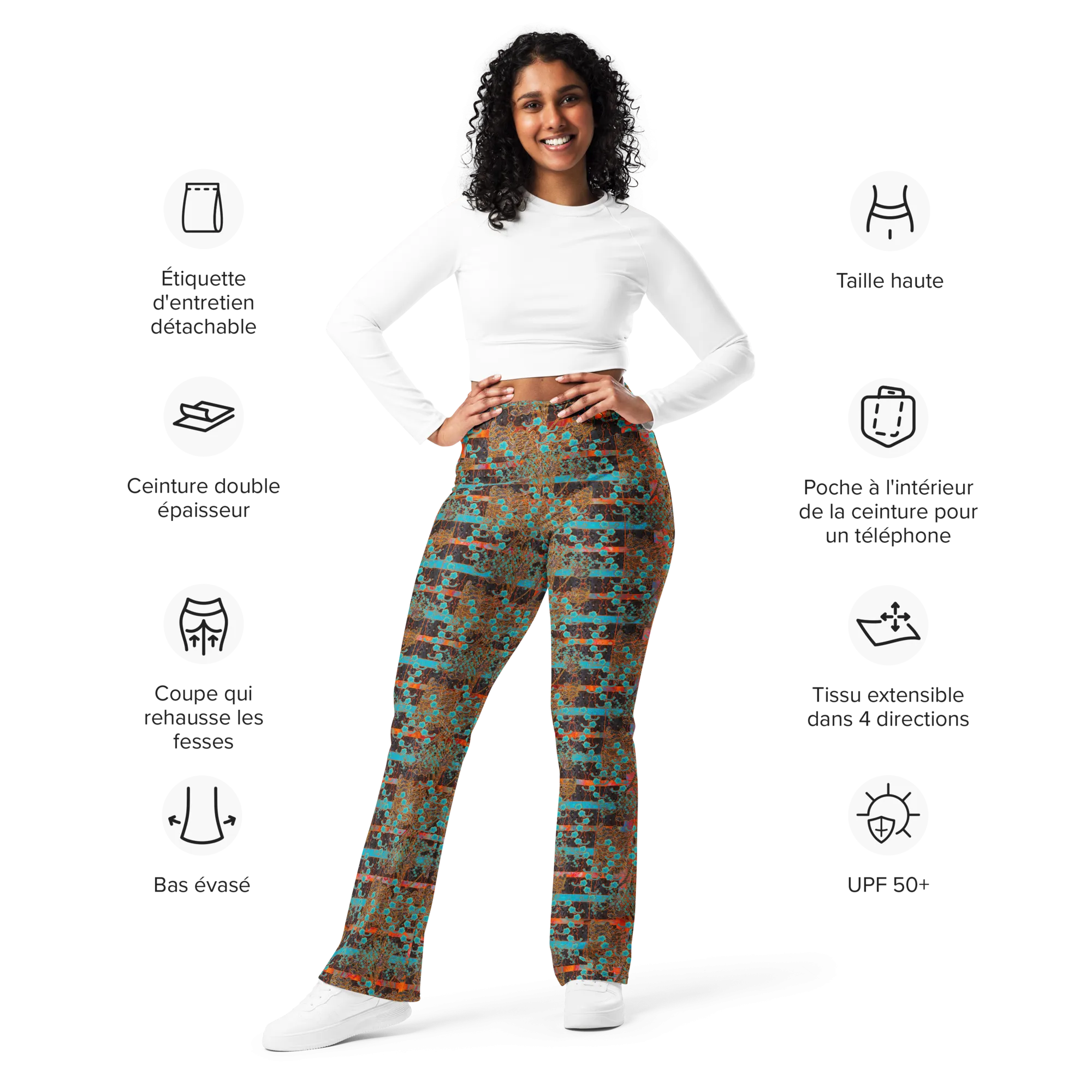 Flare Leggings (Her/Muliebris)(Tree Link WindSong Flower) RJSTH@Fabric#12 RJSTHW2024 RJS