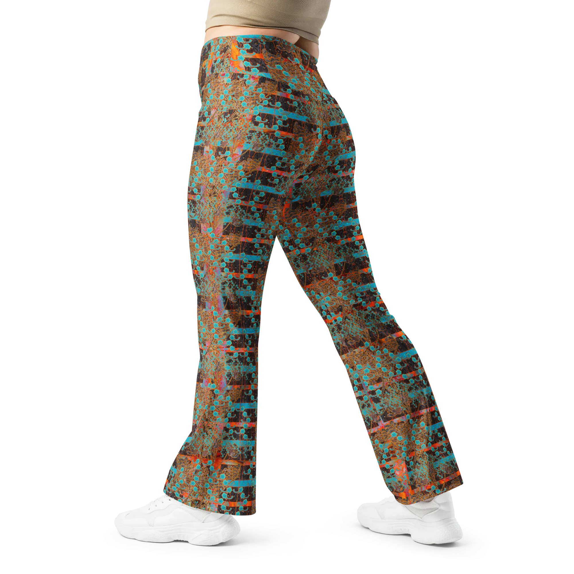 Flare Leggings (Her/Muliebris)(Tree Link WindSong Flower) RJSTH@Fabric#12 RJSTHW2024 RJS