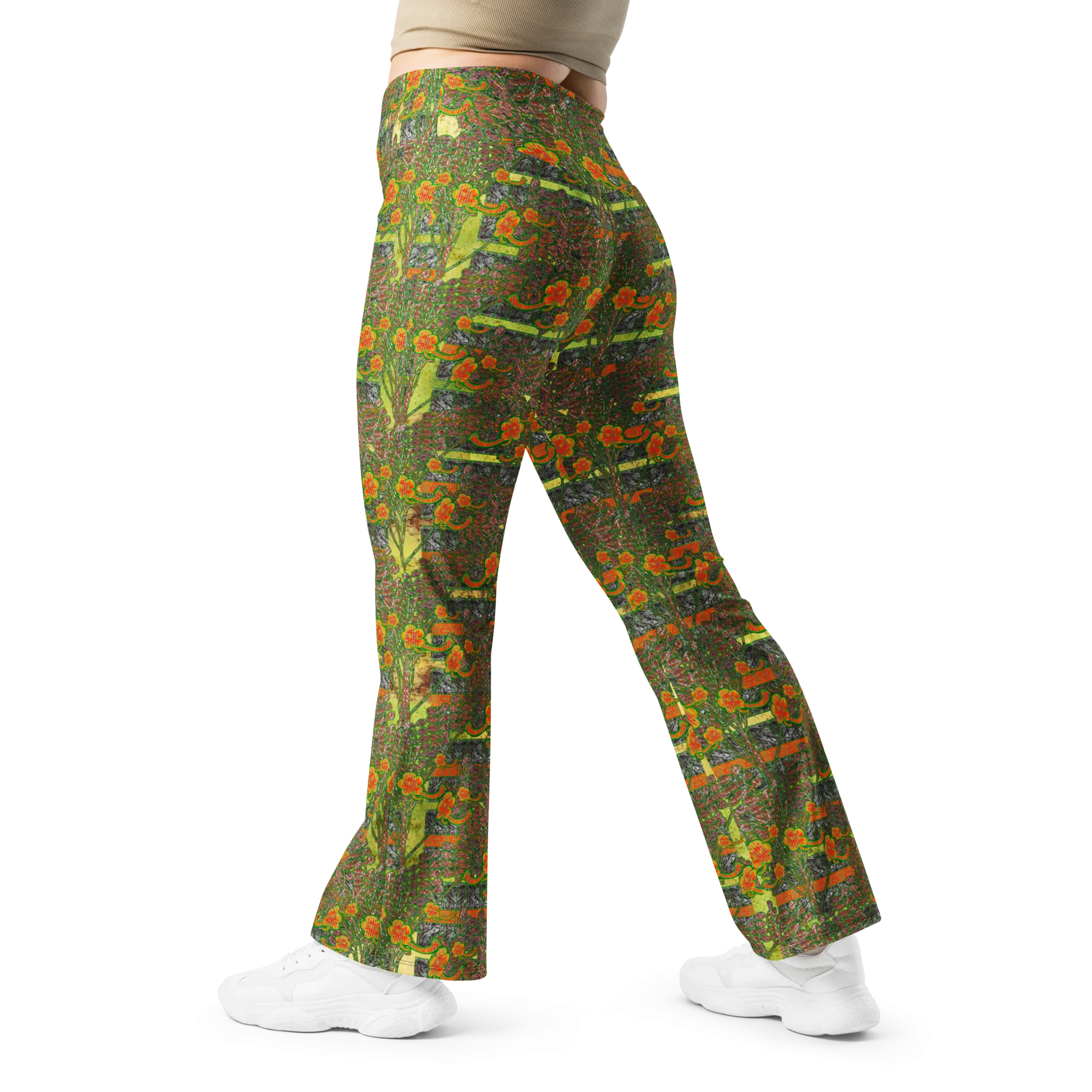 Flare Leggings (Her/Muliebris)(Tree Link WindSong Flower) RJSTH@Fabric#2 RJSTHW2024 RJS