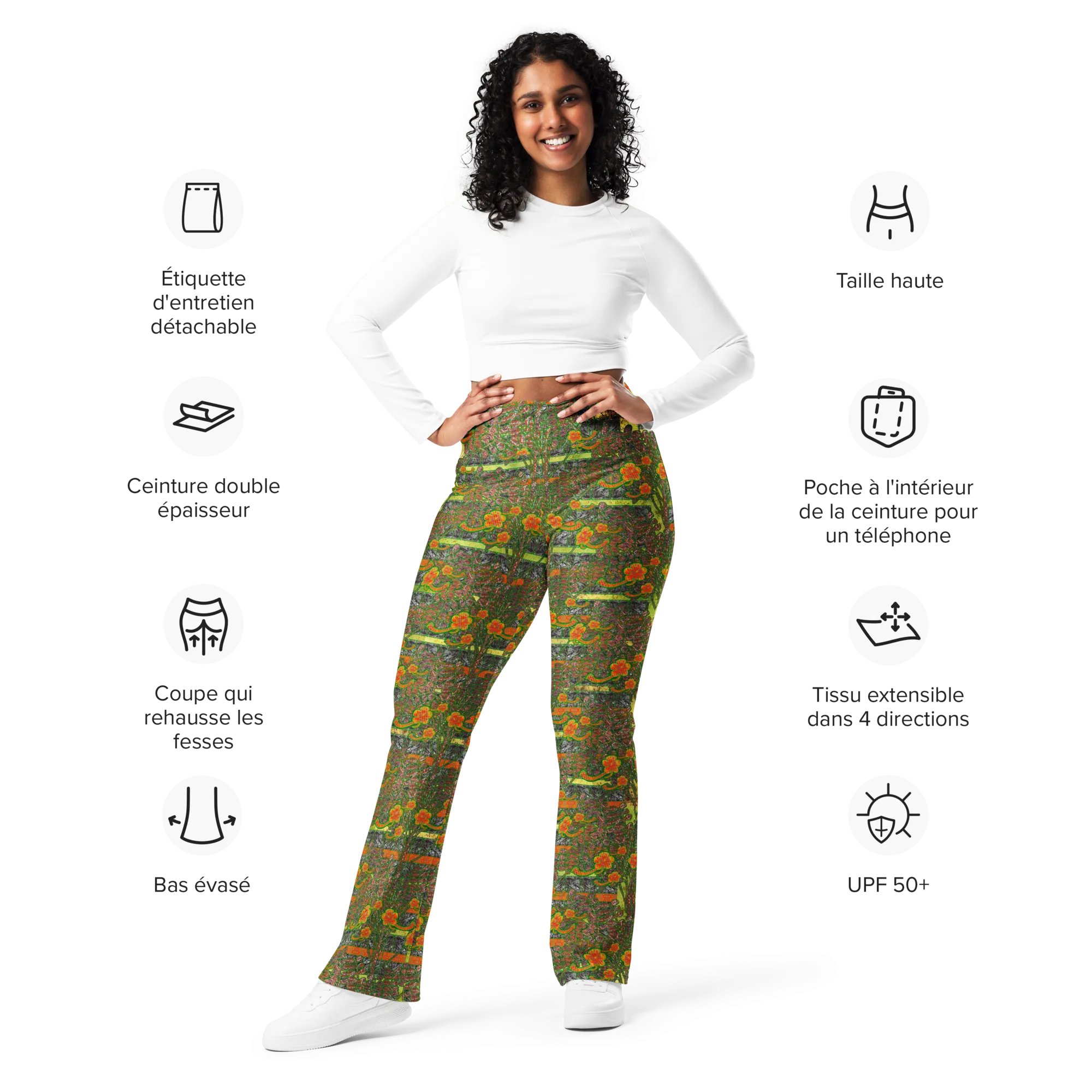 Flare Leggings (Her/Muliebris)(Tree Link WindSong Flower) RJSTH@Fabric#2 RJSTHW2024 RJS