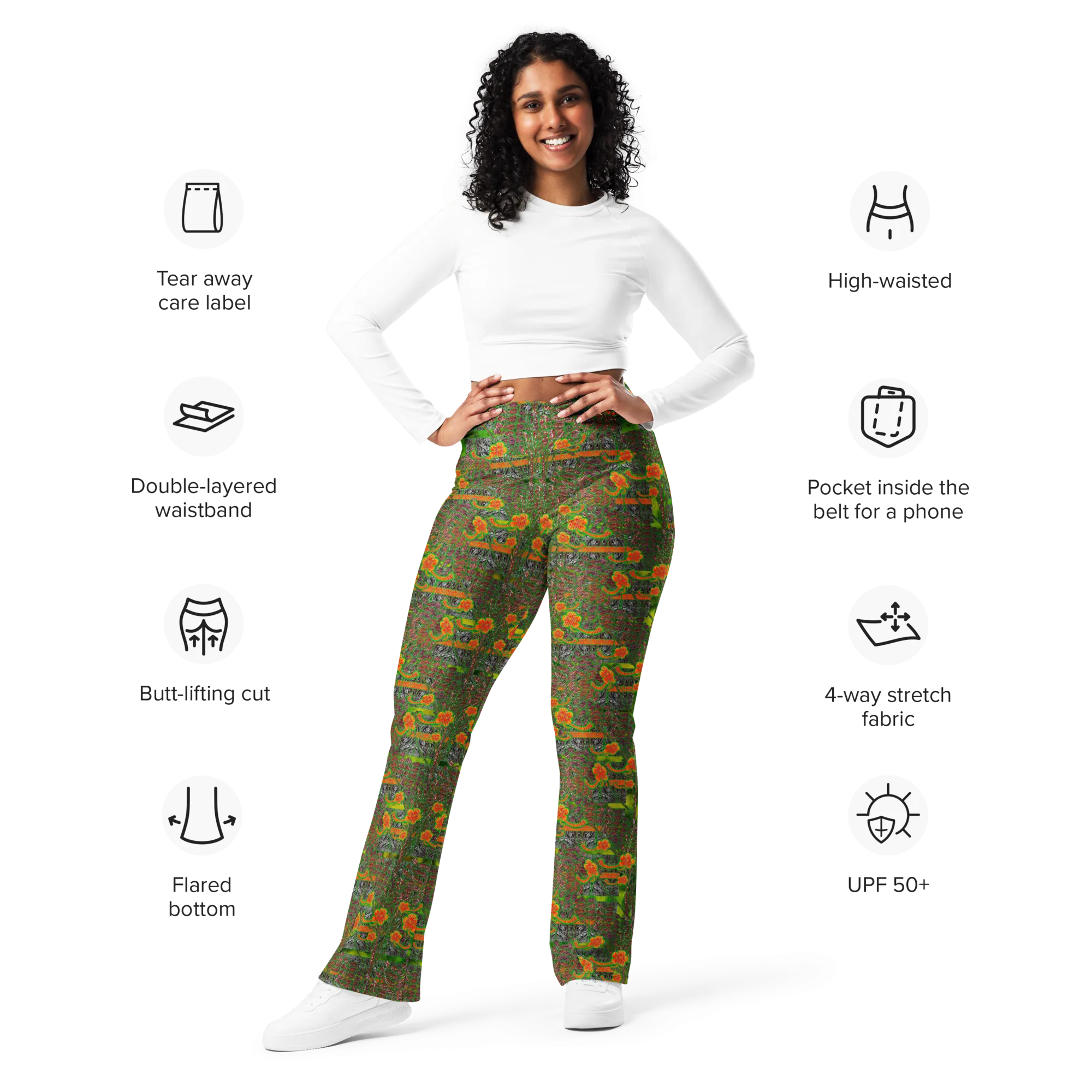 Flare Leggings (Her/Muliebris)(Tree Link WindSong Flower) RJSTH@Fabric#3 RJSTHW2024 RJS