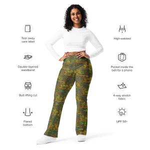 Flare Leggings (Her/Muliebris)(Tree Link WindSong Flower) RJSTH@Fabric#3 RJSTHW2024 RJS