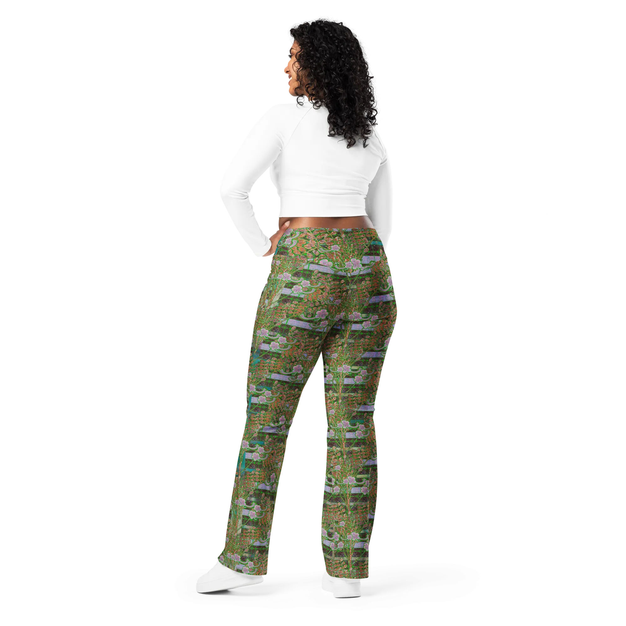 Flare Leggings (Her/Muliebris)(Tree Link WindSong Flower) RJSTH@Fabric#4 RJSTHW2024 RJS