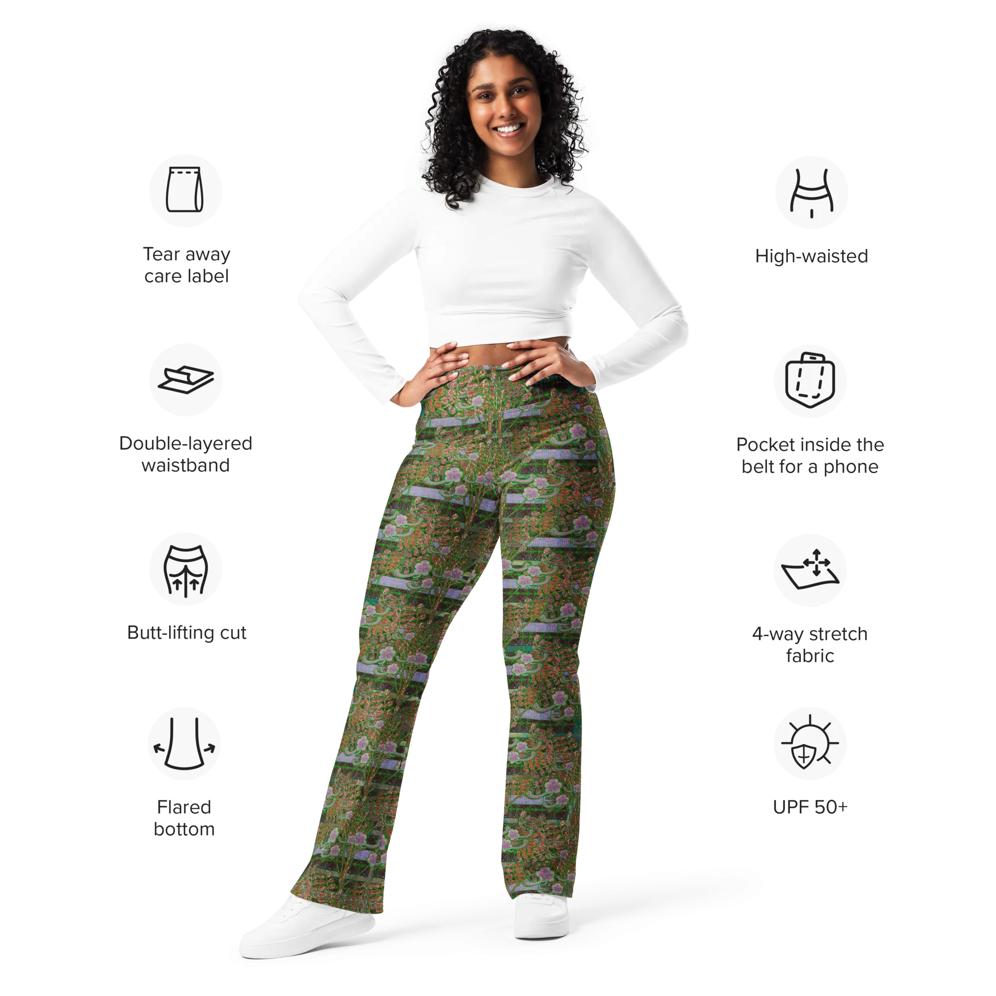 Flare Leggings (Her/Muliebris)(Tree Link WindSong Flower) RJSTH@Fabric#4 RJSTHW2024 RJS