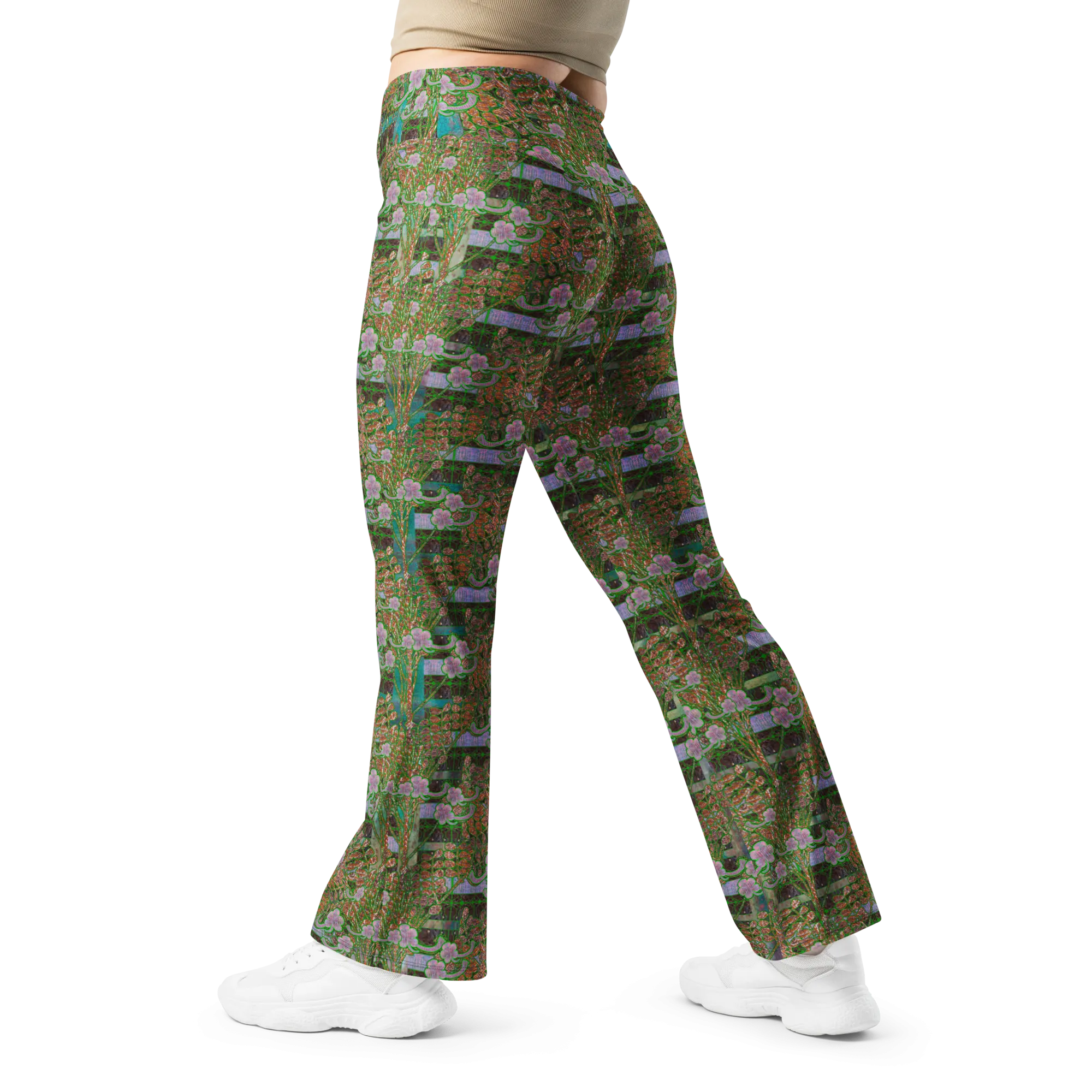 Flare Leggings (Her/Muliebris)(Tree Link WindSong Flower) RJSTH@Fabric#4 RJSTHW2024 RJS