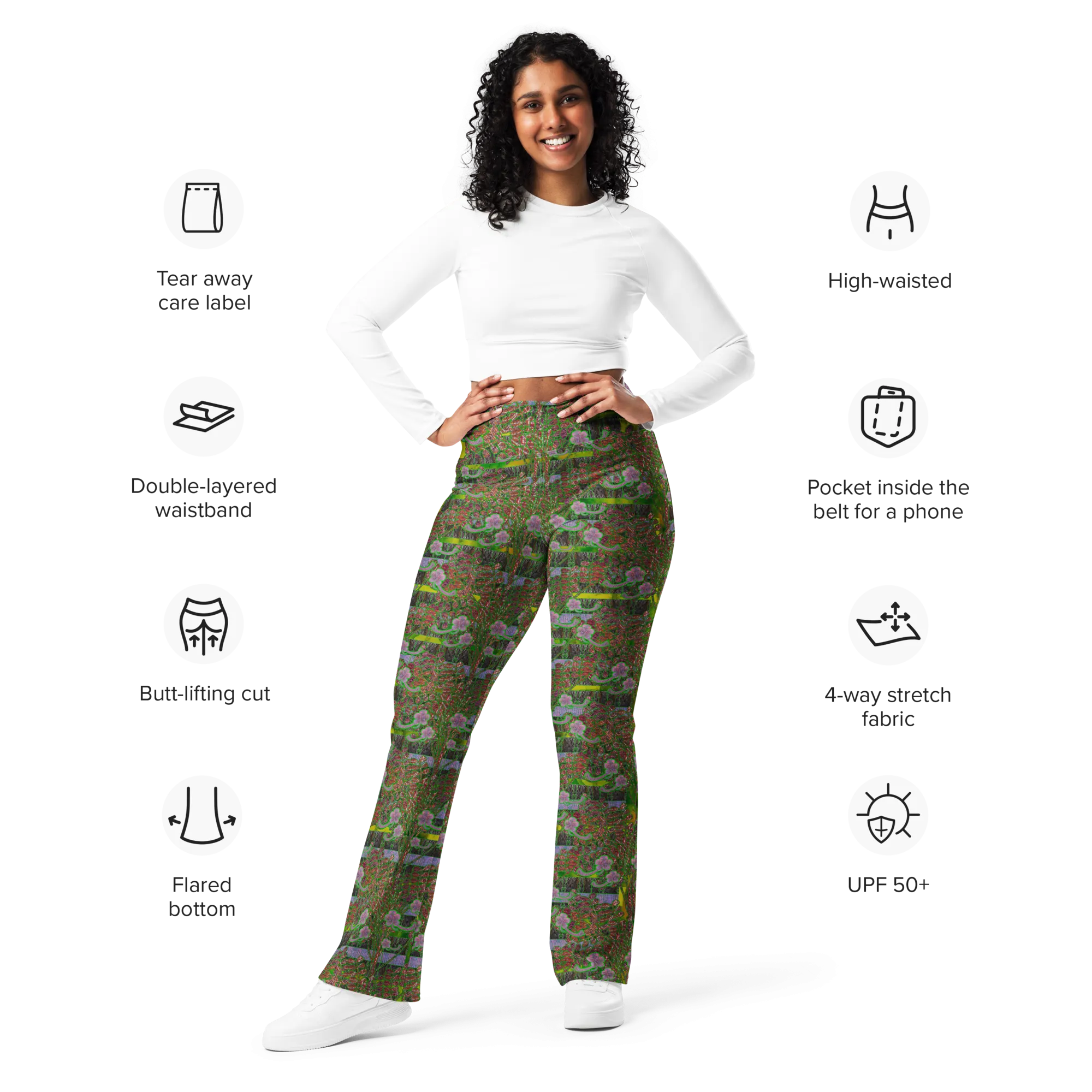 Flare Leggings (Her/Muliebris)(Tree Link WindSong Flower) RJSTH@Fabric#5 RJSTHW2024 RJS