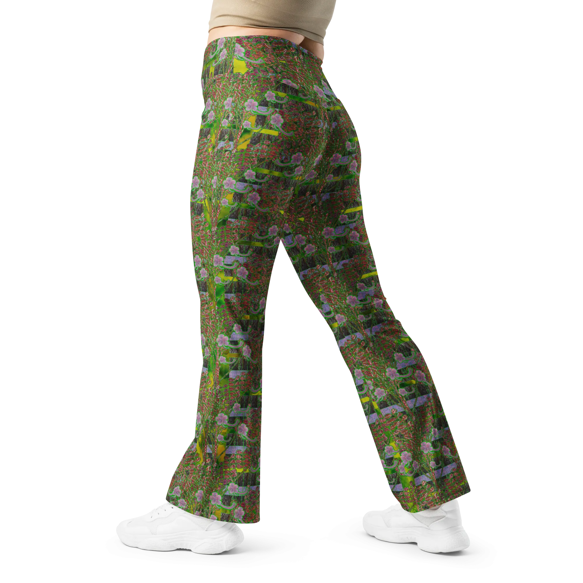 Flare Leggings (Her/Muliebris)(Tree Link WindSong Flower) RJSTH@Fabric#5 RJSTHW2024 RJS