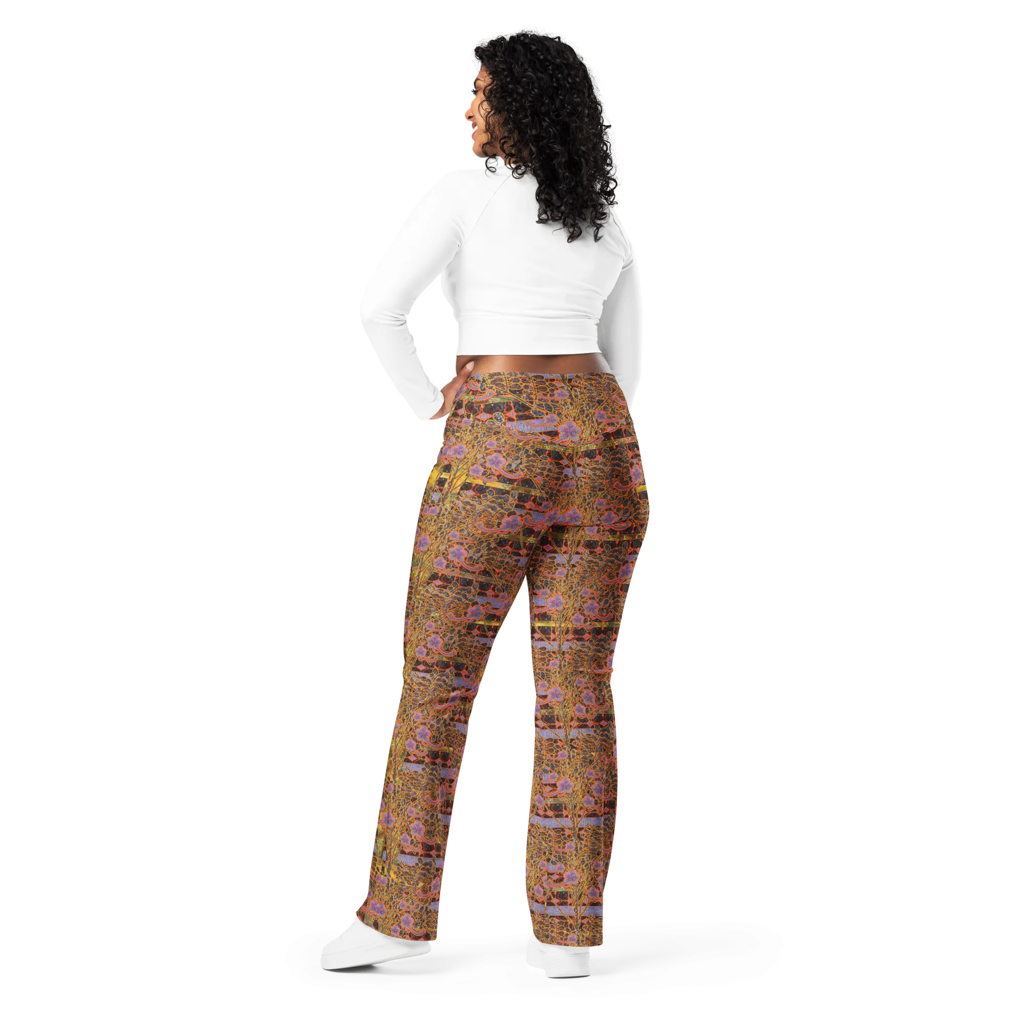 Flare Leggings (Her/Muliebris)(Tree Link WindSong Flower) RJSTH@Fabric#6 RJSTHW2024 RJS
