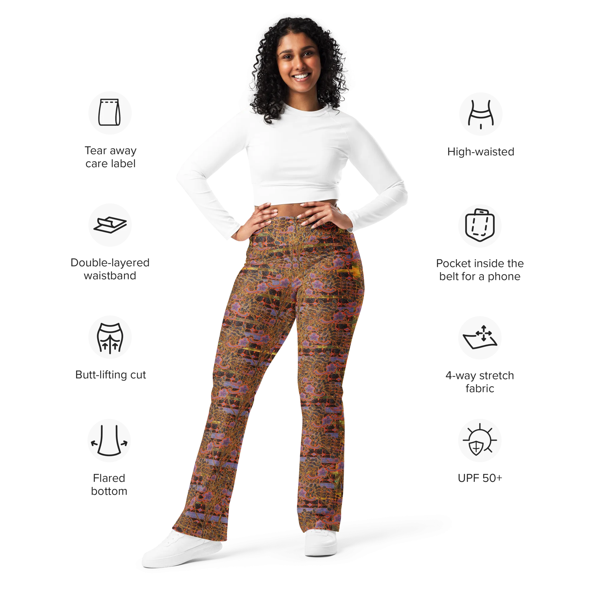 Flare Leggings (Her/Muliebris)(Tree Link WindSong Flower) RJSTH@Fabric#6 RJSTHW2024 RJS