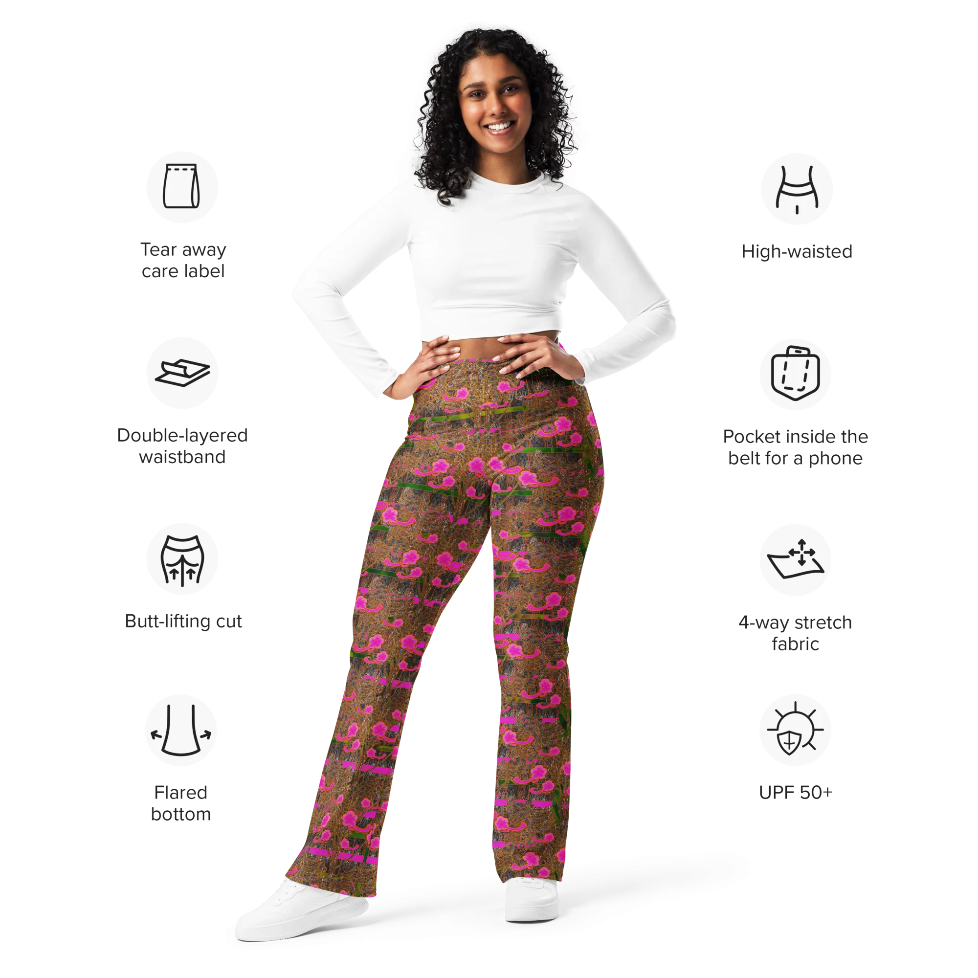 Flare Leggings (Her/Muliebris)(Tree Link WindSong Flower) RJSTH@Fabric#7 RJSTHW2024 RJS