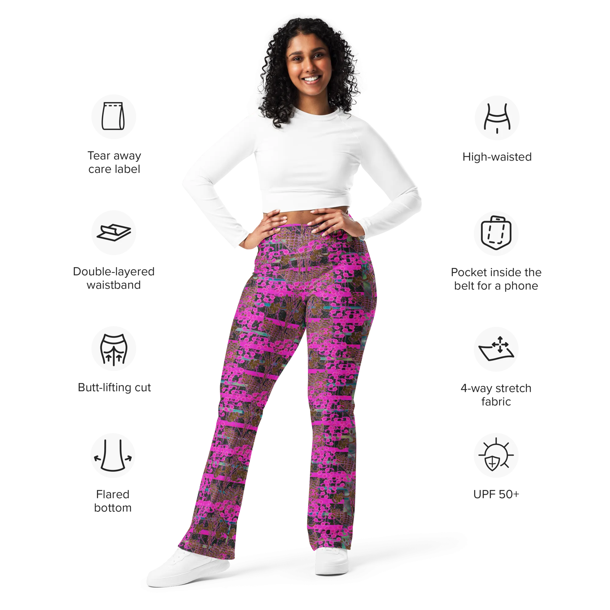Flare Leggings (Her/Muliebris)(Tree Link WindSong Flower) RJSTH@Fabric#9 RJSTHW2024 RJS