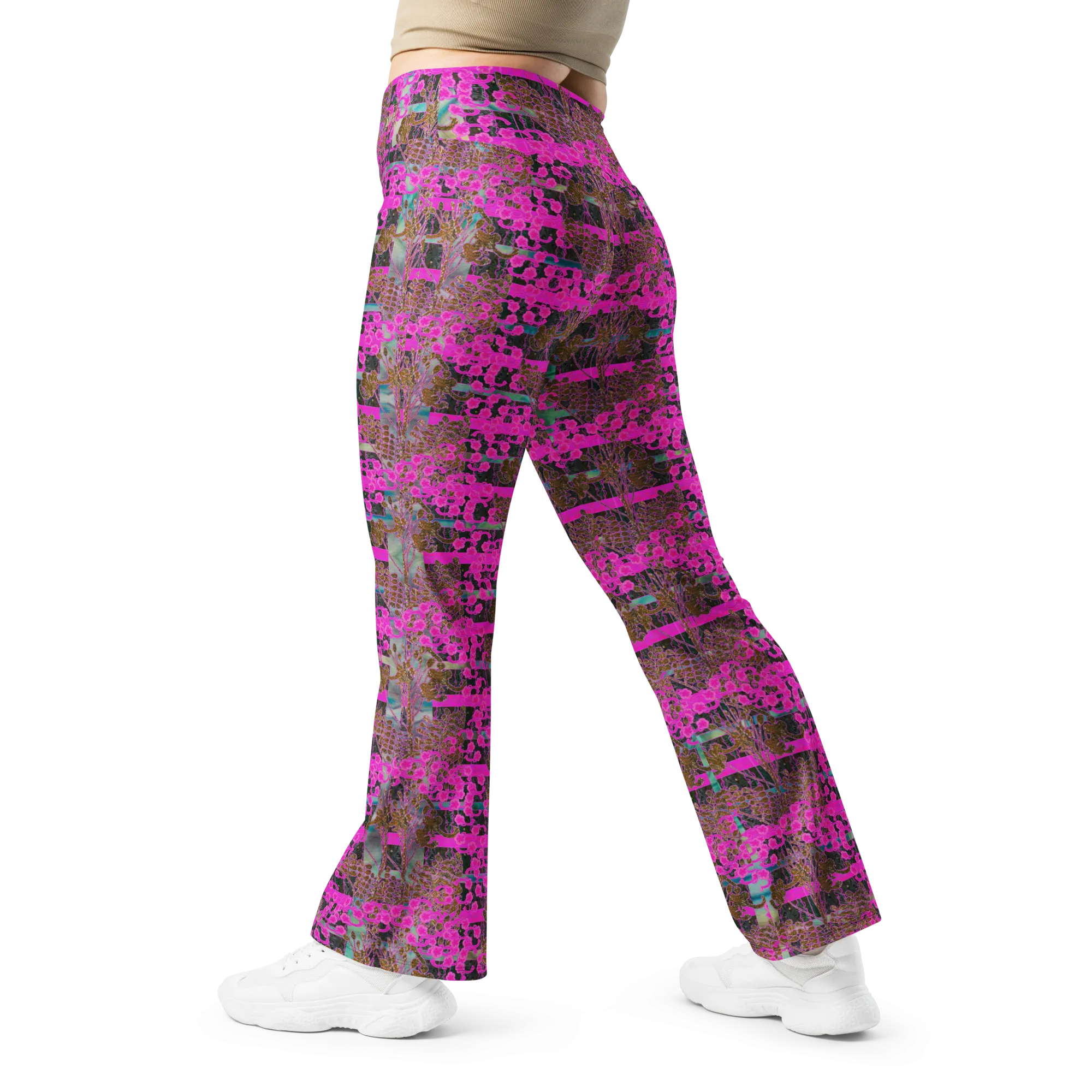 Flare Leggings (Her/Muliebris)(Tree Link WindSong Flower) RJSTH@Fabric#9 RJSTHW2024 RJS