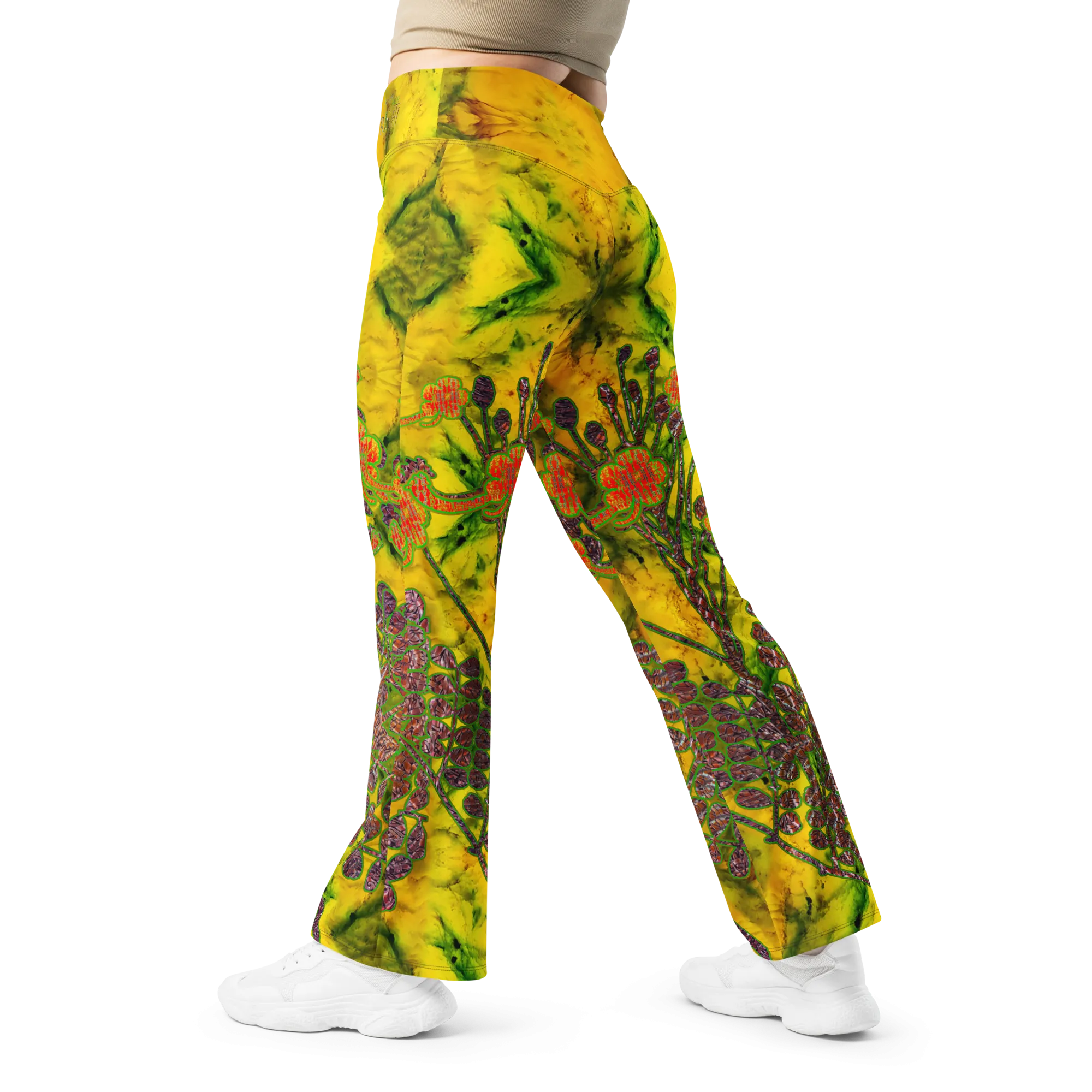 Flare Leggings (Her/Muliebris)(WindSong Flower) RJSTH@Fabric#1 RJSTHW2024 RJS