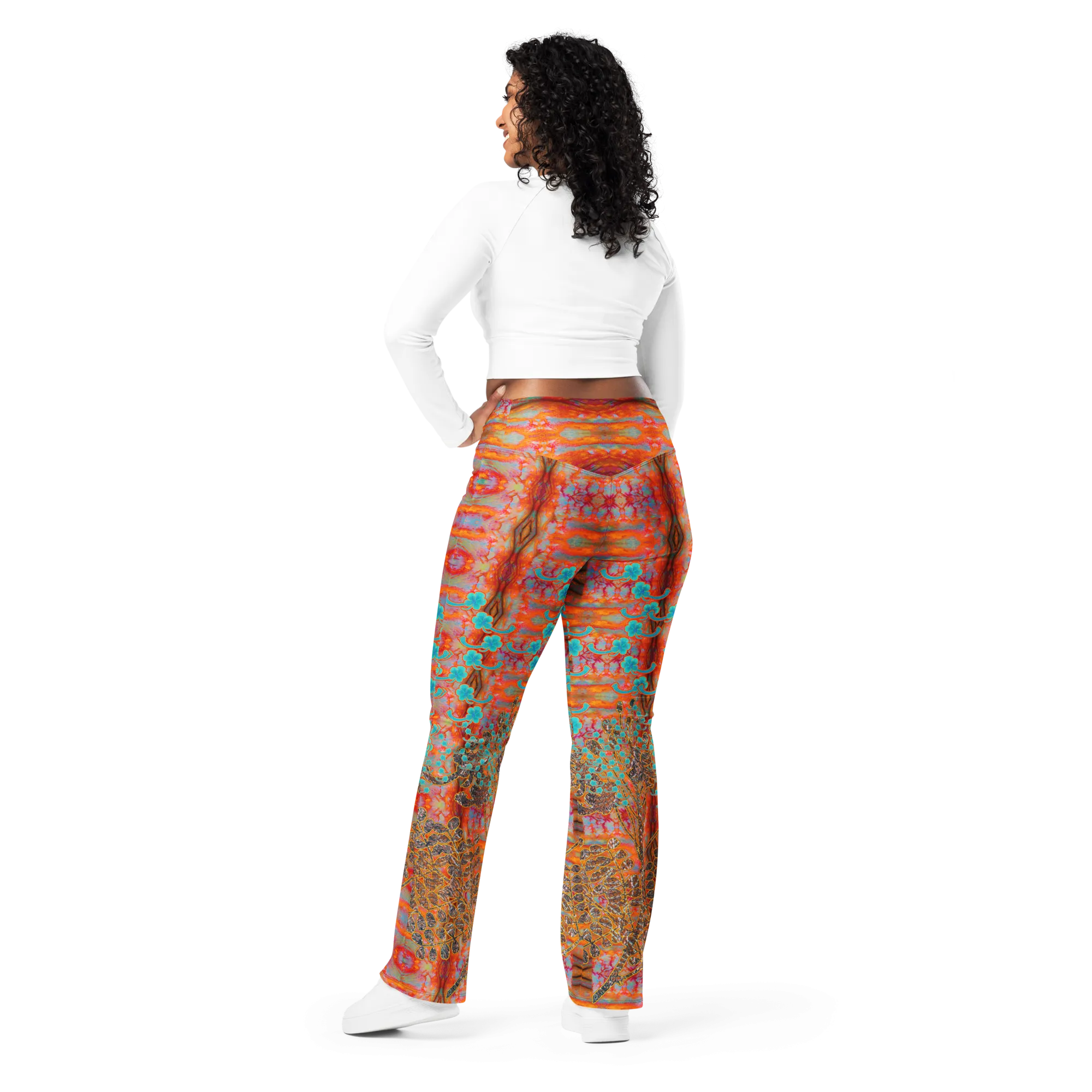 Flare Leggings (Her/Muliebris)(WindSong Flower) RJSTH@Fabric#12 RJSTHW2024 RJS