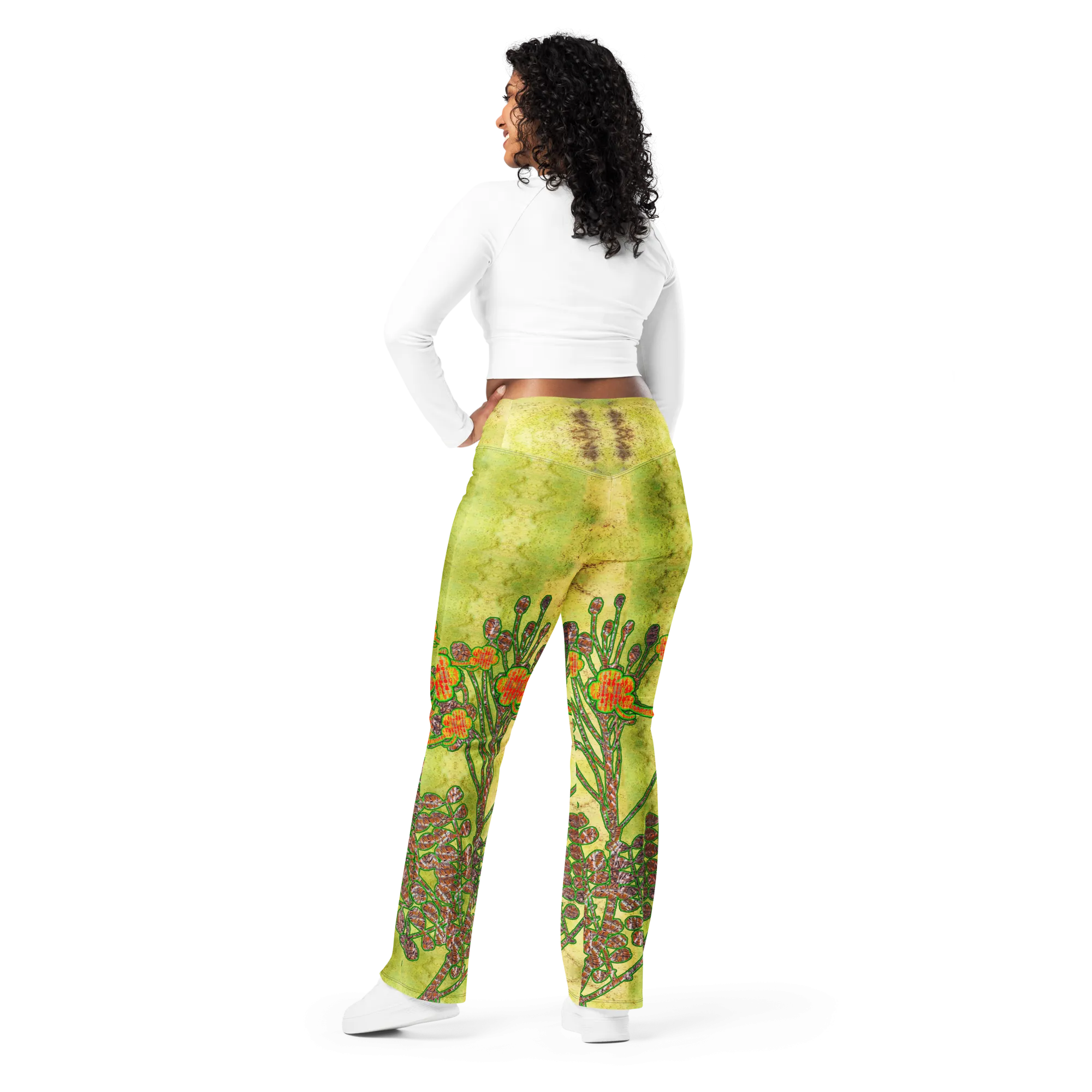 Flare Leggings (Her/Muliebris)(WindSong Flower) RJSTH@Fabric#2 RJSTHW2024 RJS